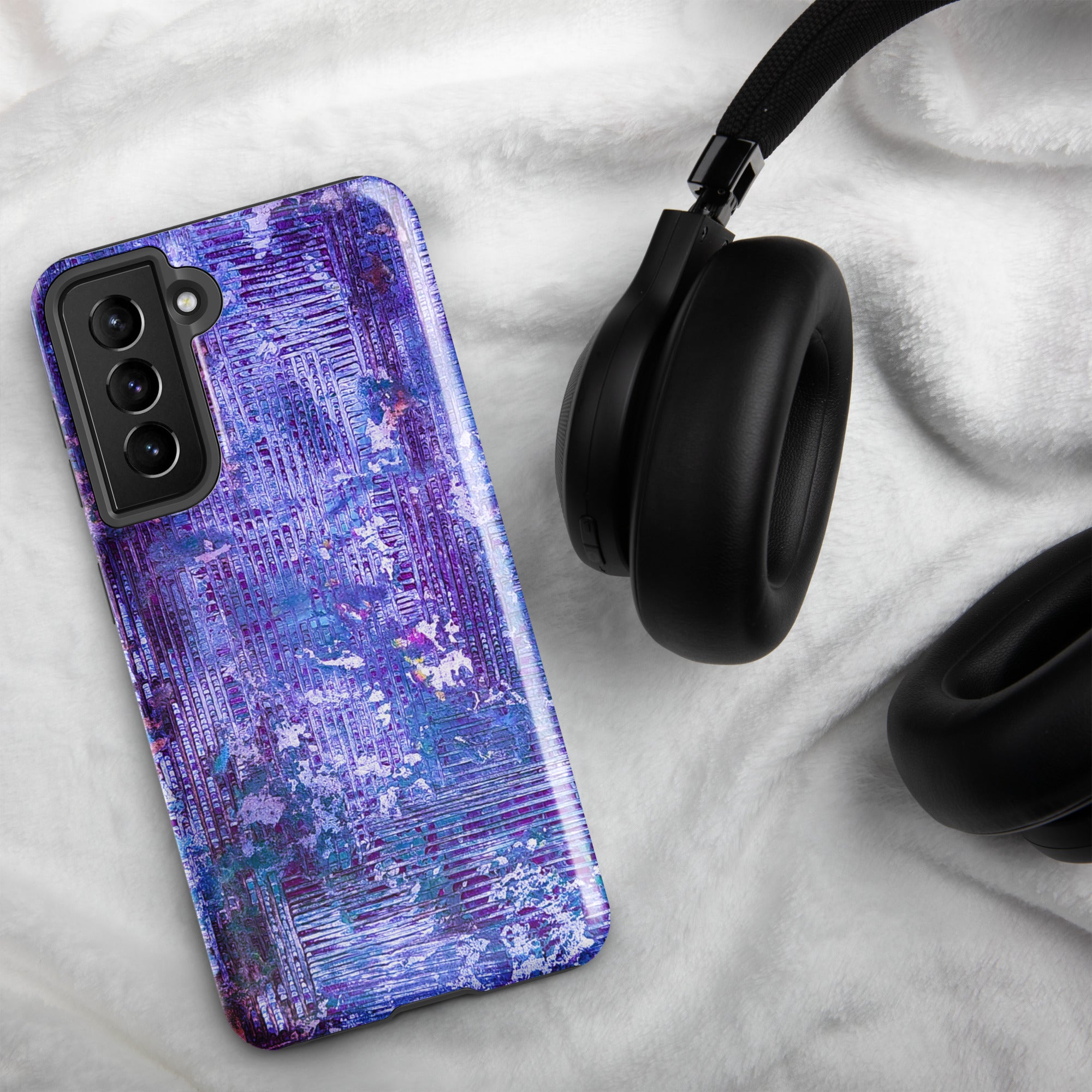 Samsung® Tough case- Weave Purple