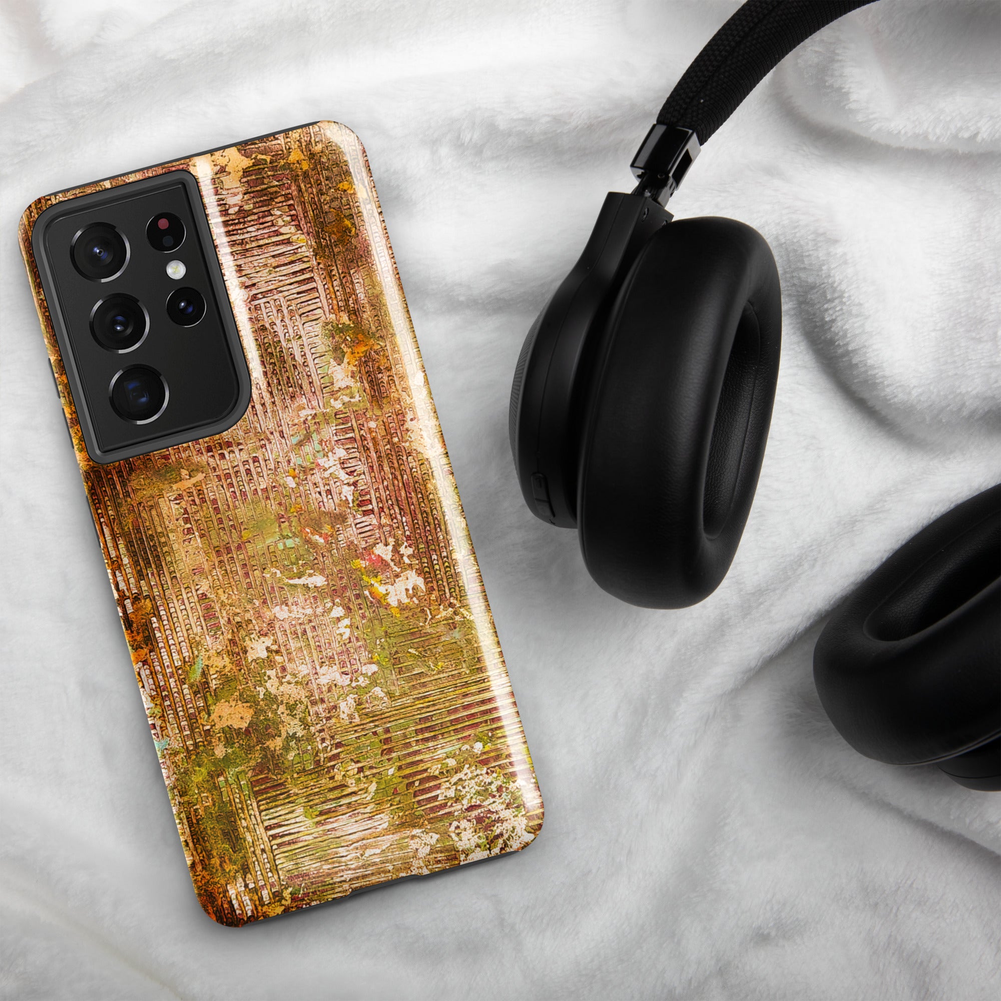 Samsung® Tough case- Weave Golden