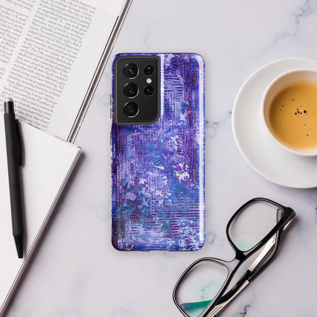 Samsung® Tough case- Weave Purple