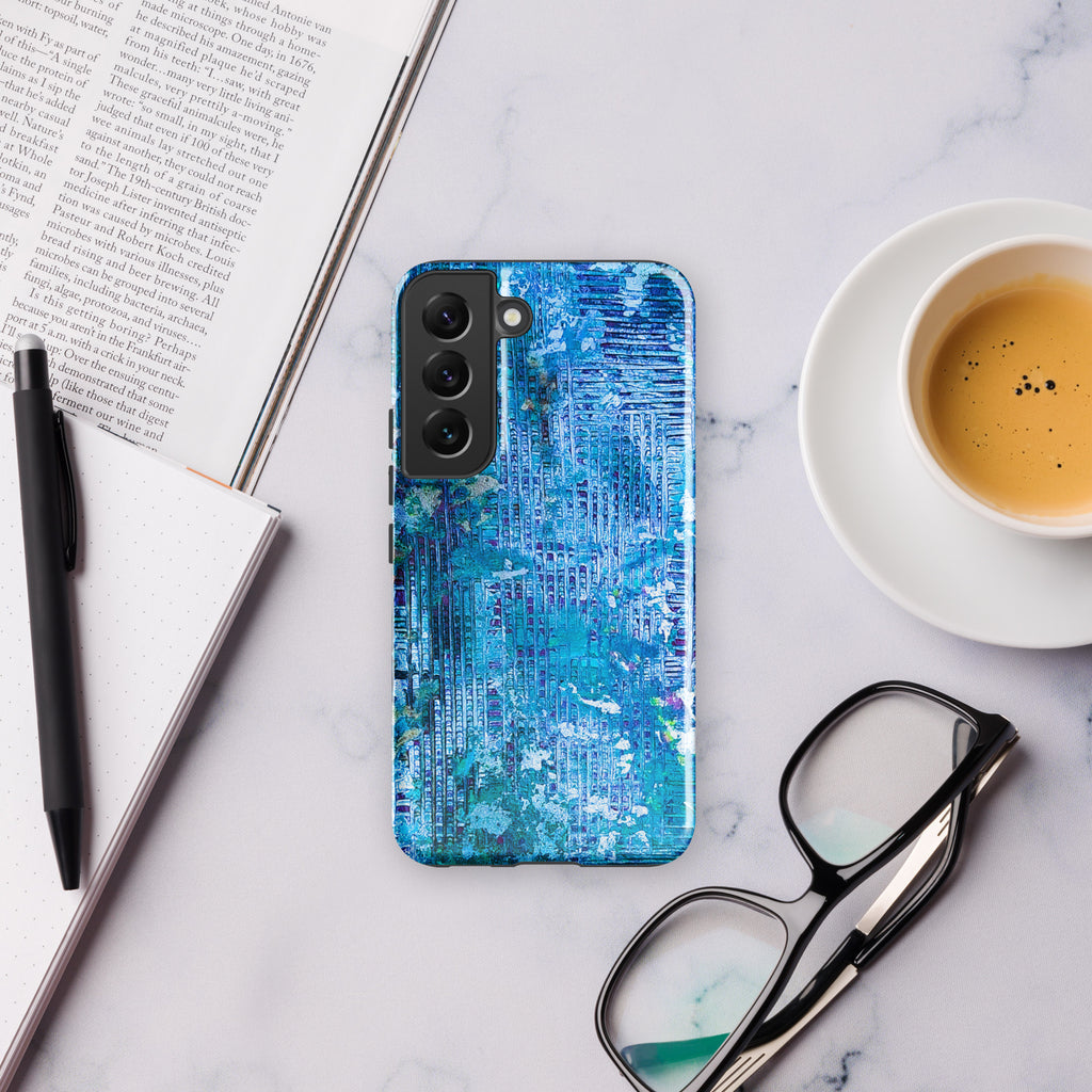 Samsung® Tough case- Weave Blue