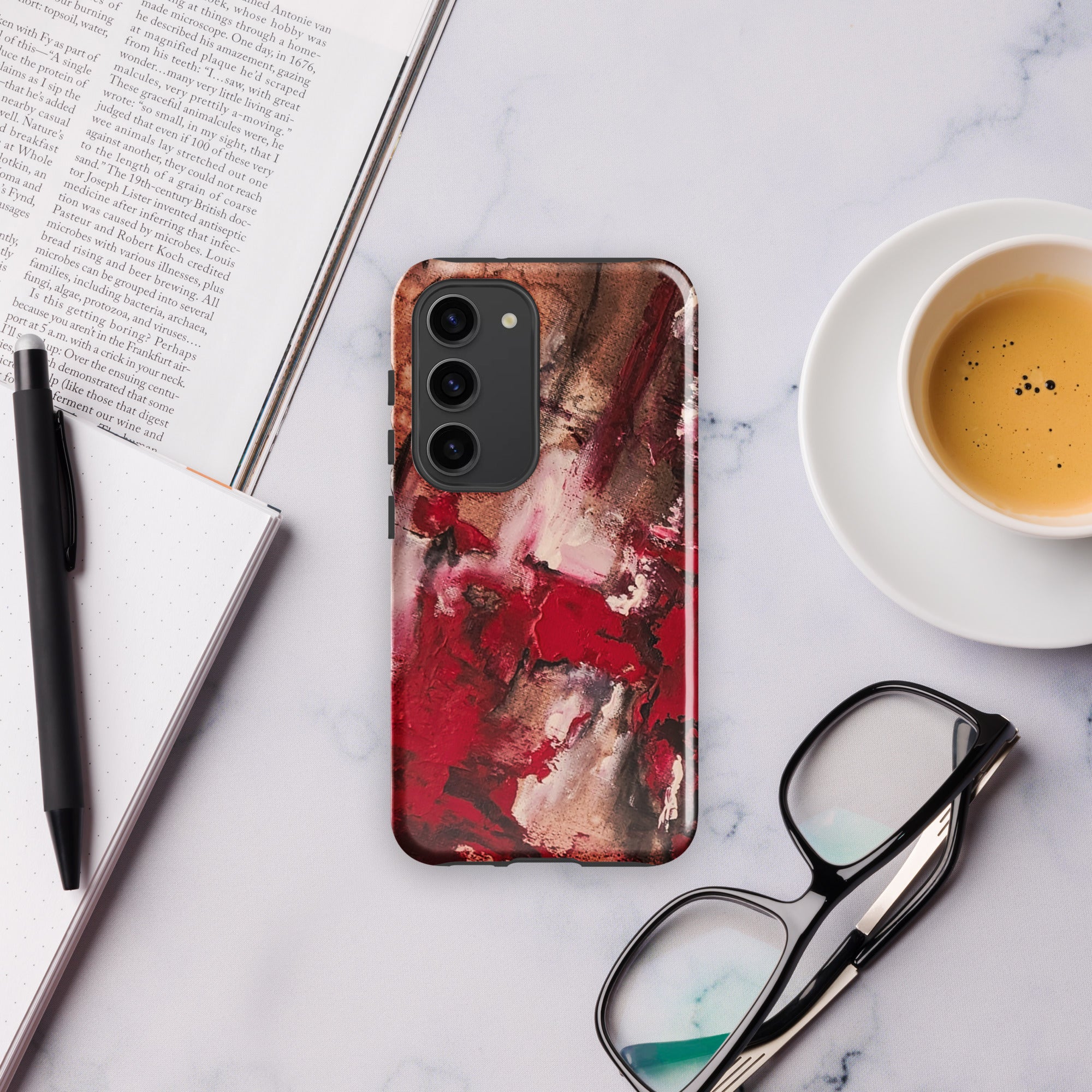 Samsung® Tough case- Mismatch Red