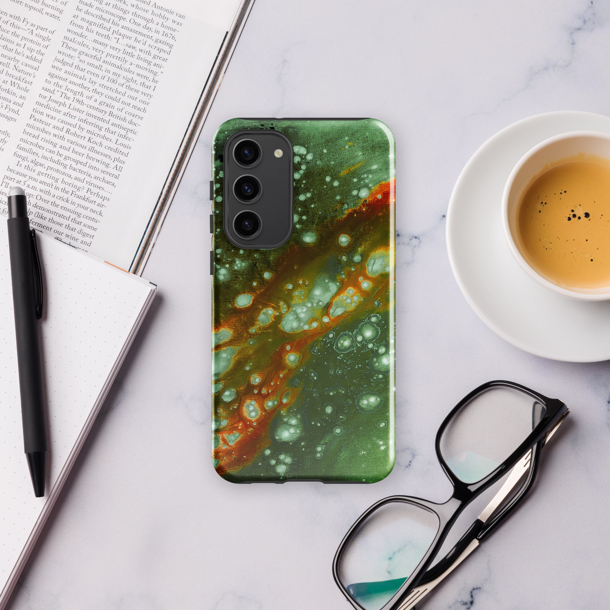 Samsung® Tough case- Galaxy Green a.k.a. Surface of Mercury