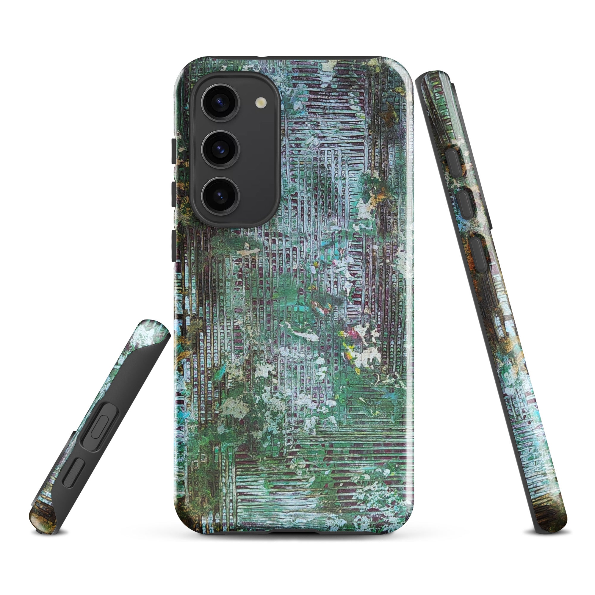 Samsung® Tough case- Weave Green