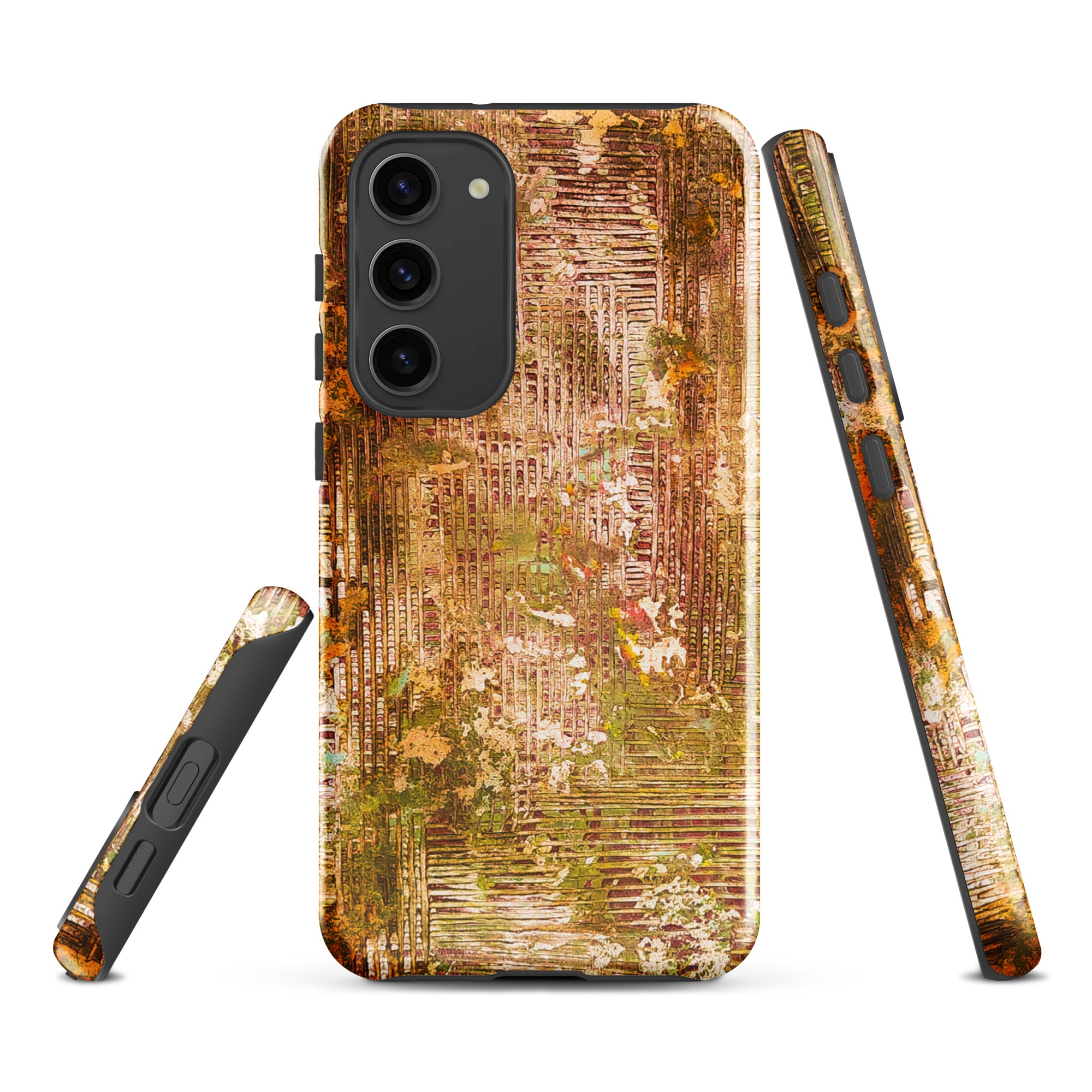 Samsung® Tough case- Weave Golden
