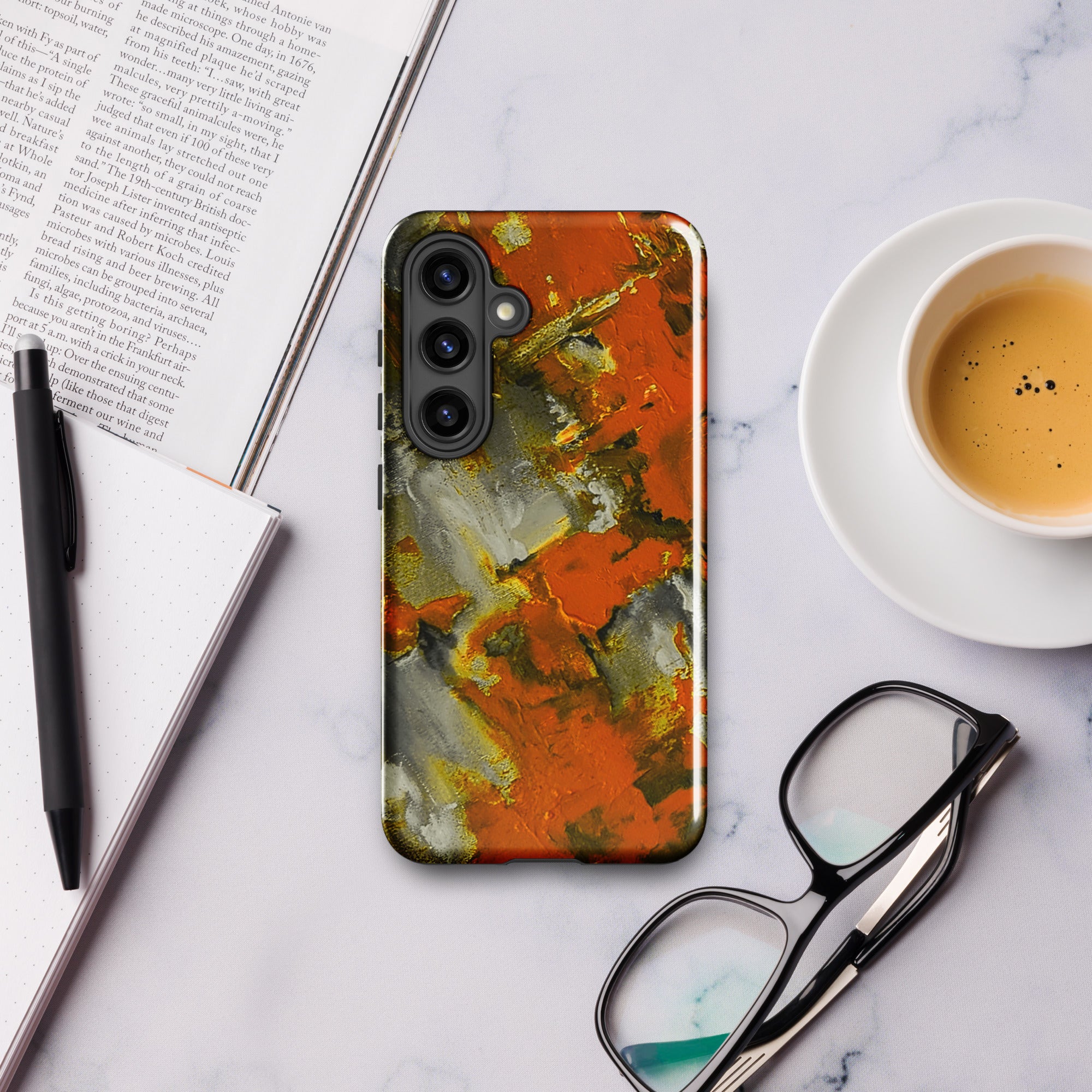 Samsung® Tough case- Mismatch Orange