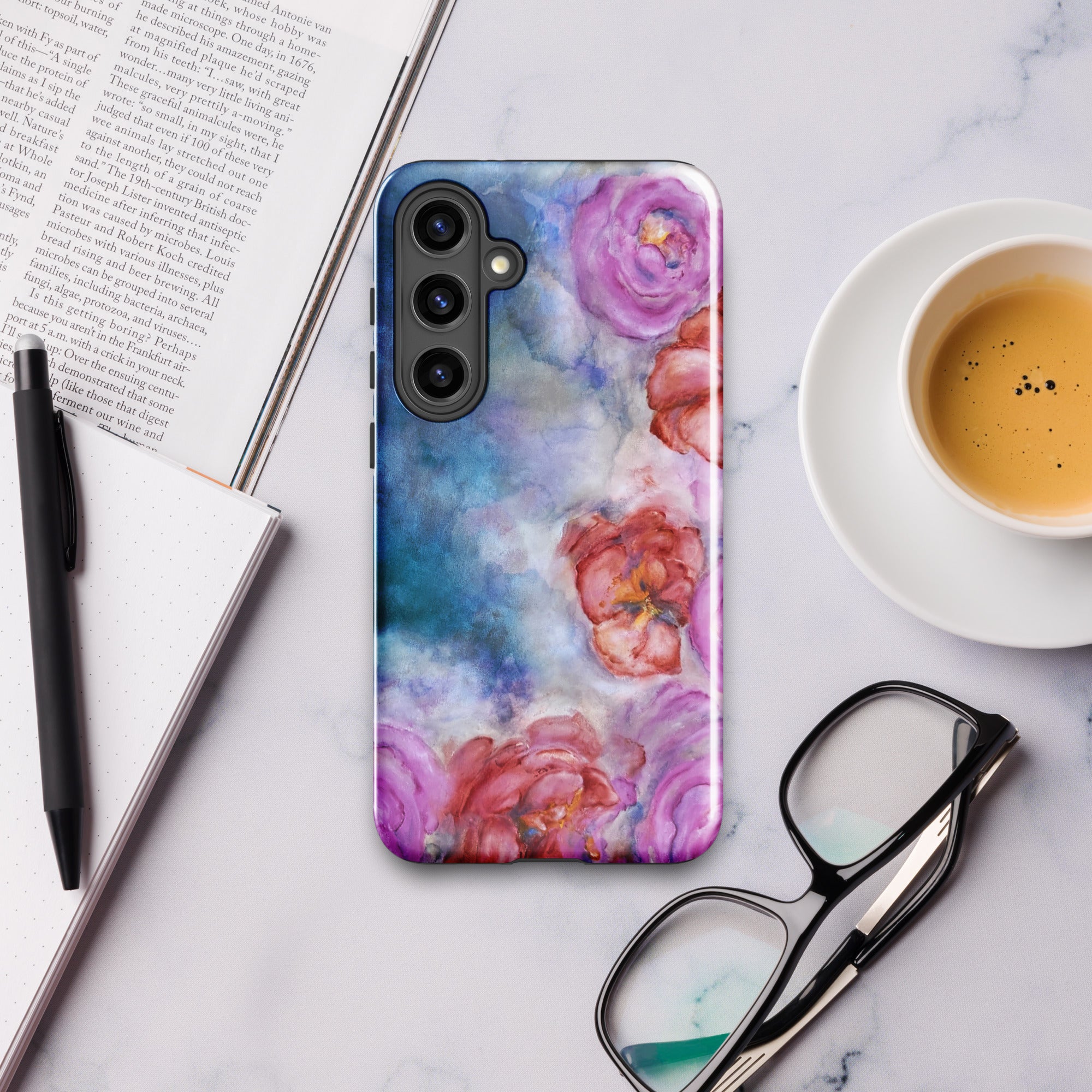 Samsung® Tough case- Ink Flower