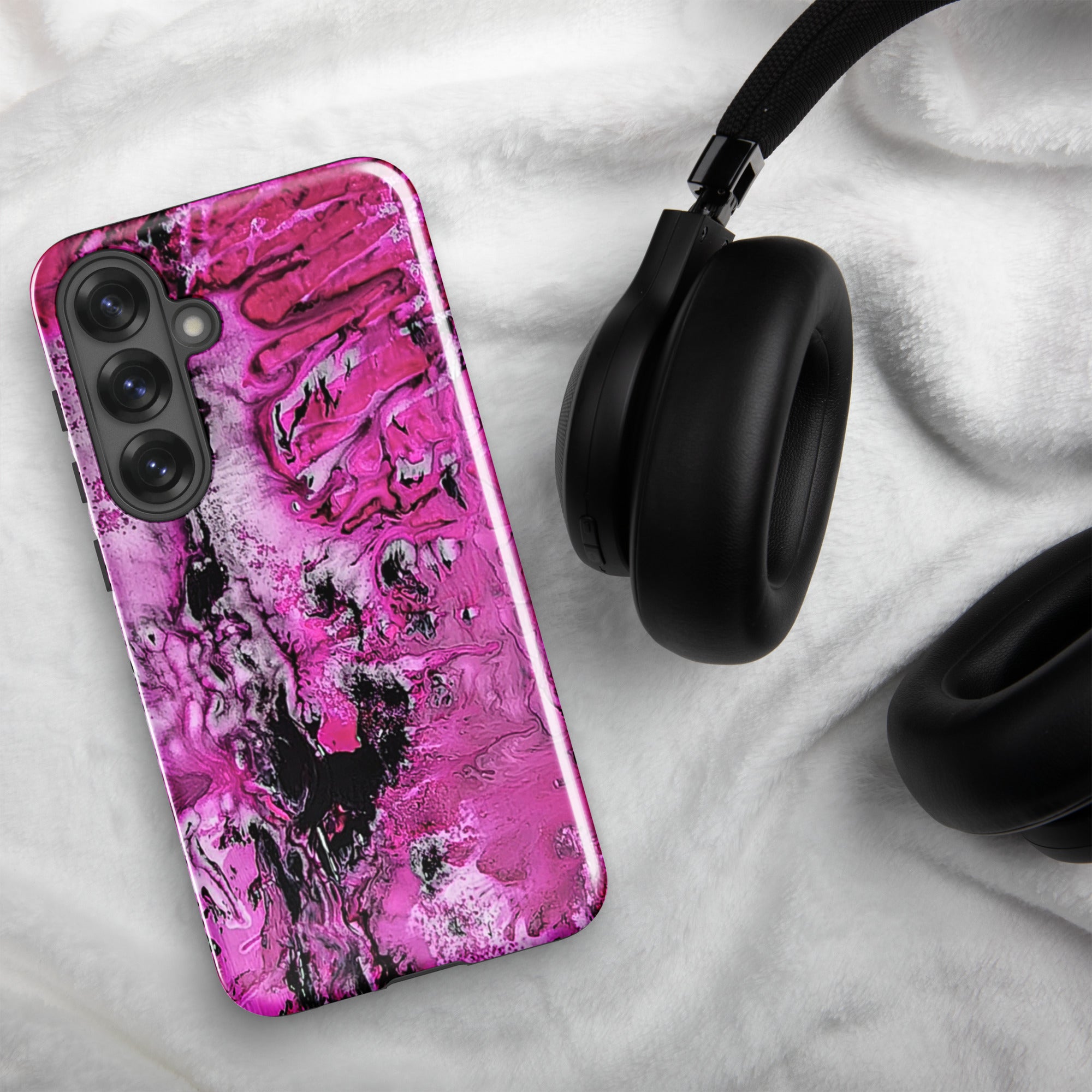 Samsung® Tough case- Pink Marble