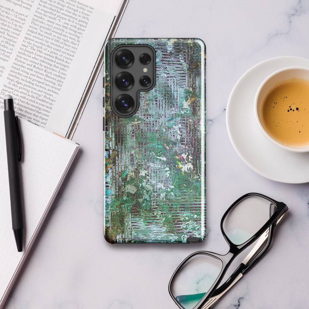 Samsung® Tough case- Weave Green