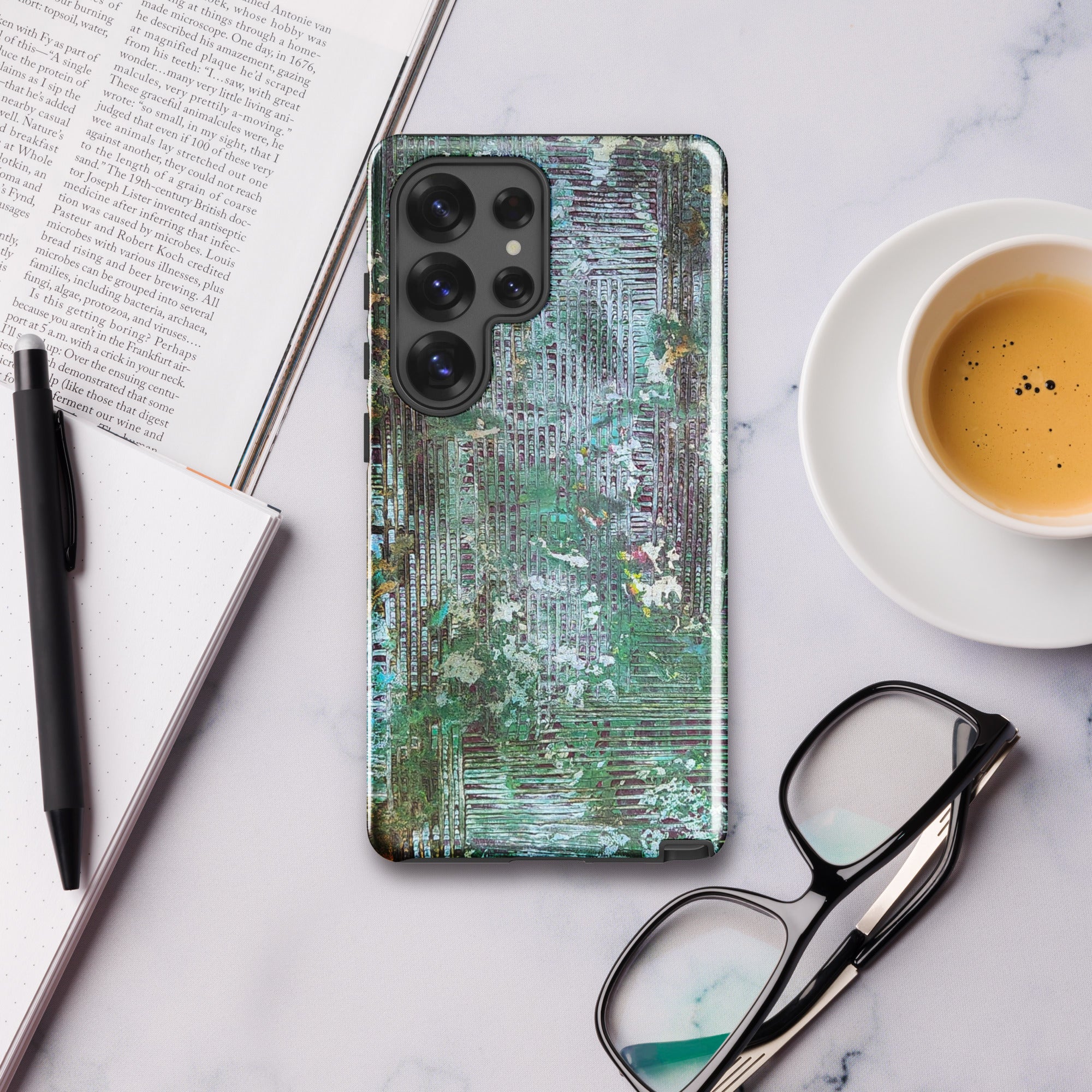 Samsung® Tough case- Weave Green