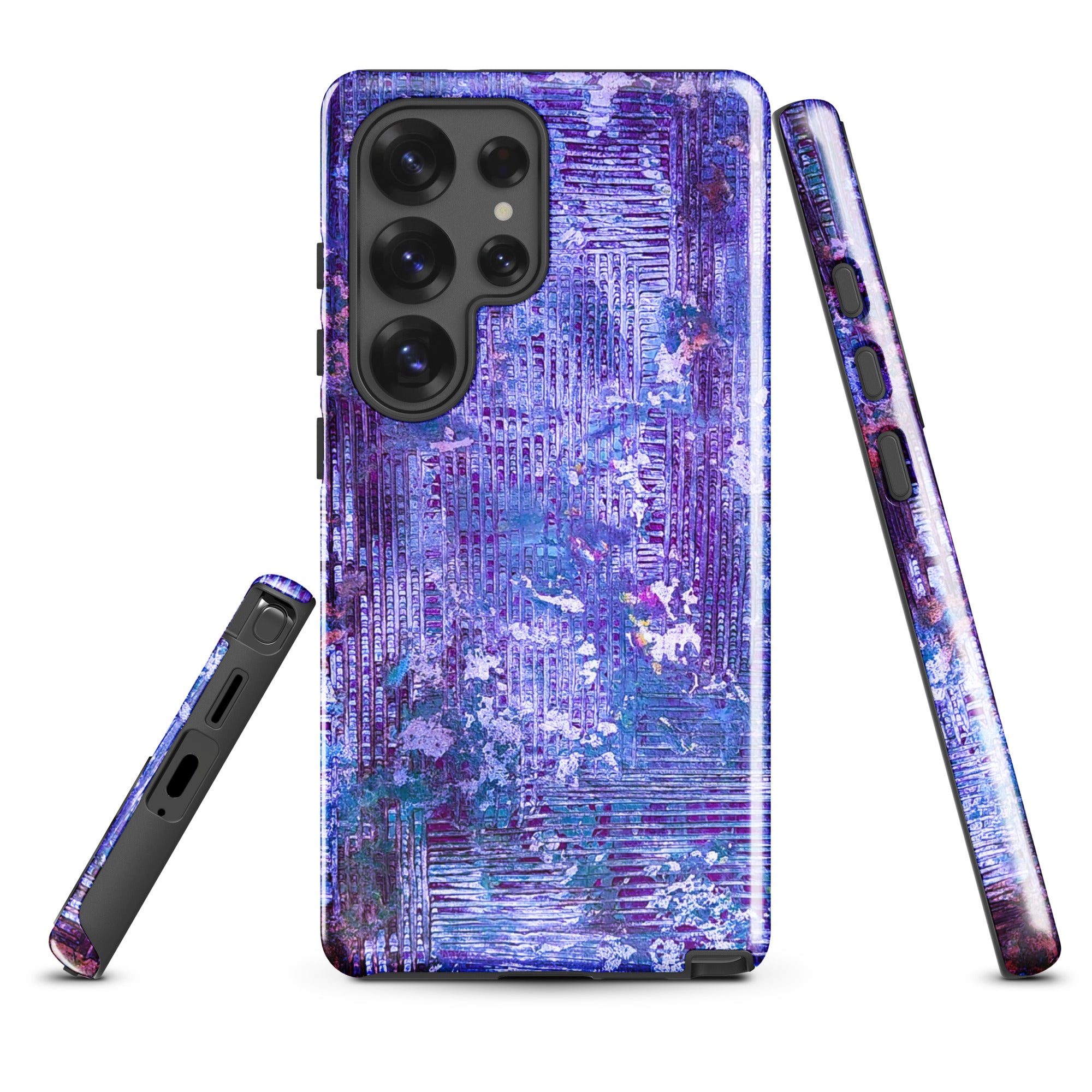 Samsung® Tough case- Weave Purple
