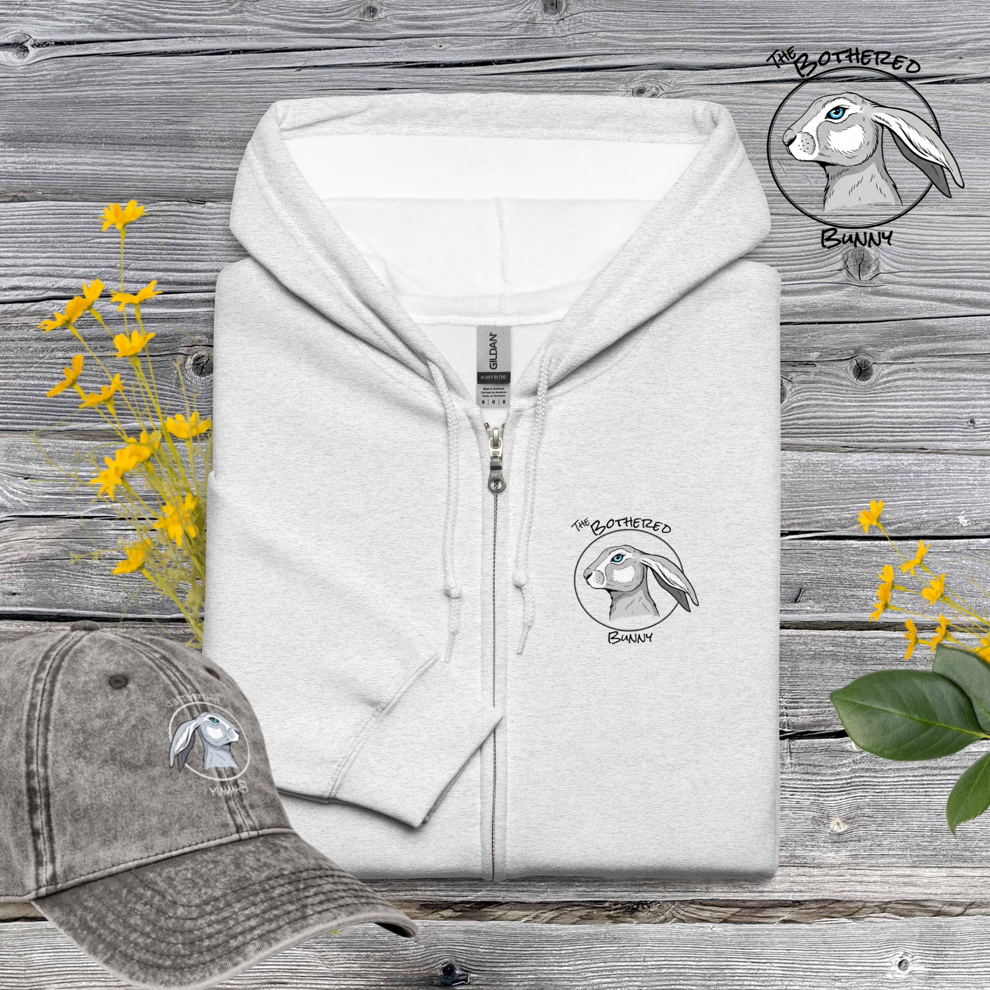 TBB Zip Hoodie- Logo Back Light