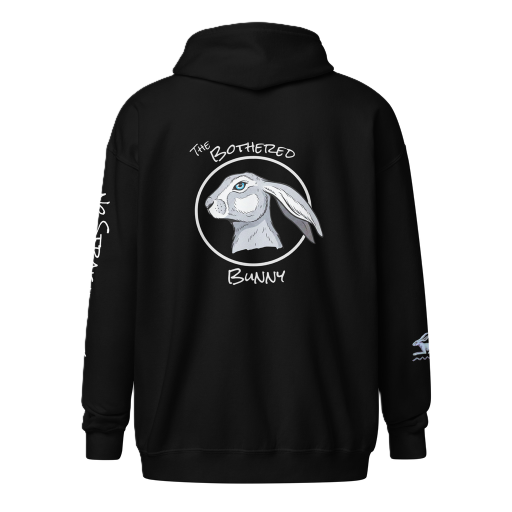 TBB Zip Hoodie- Logo Back Dark