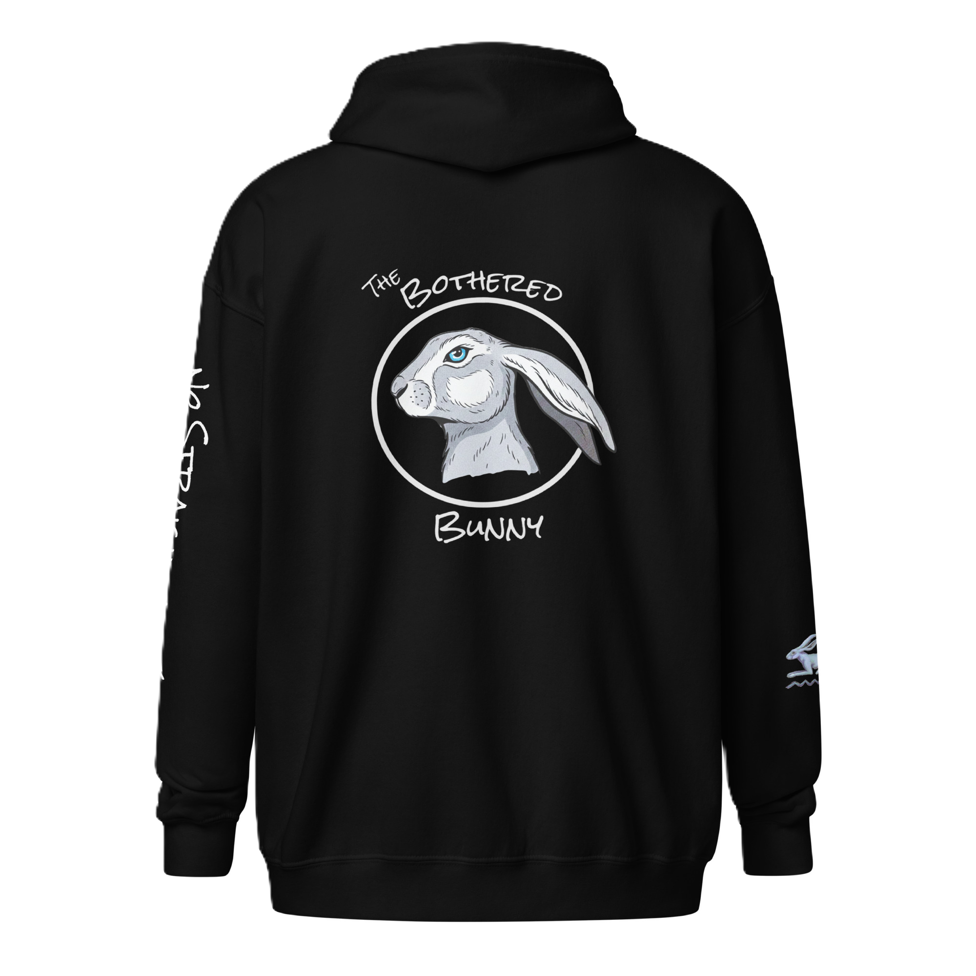 TBB Zip Hoodie- Logo Back Dark
