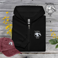 TBB Zip Hoodie- Logo Back Dark