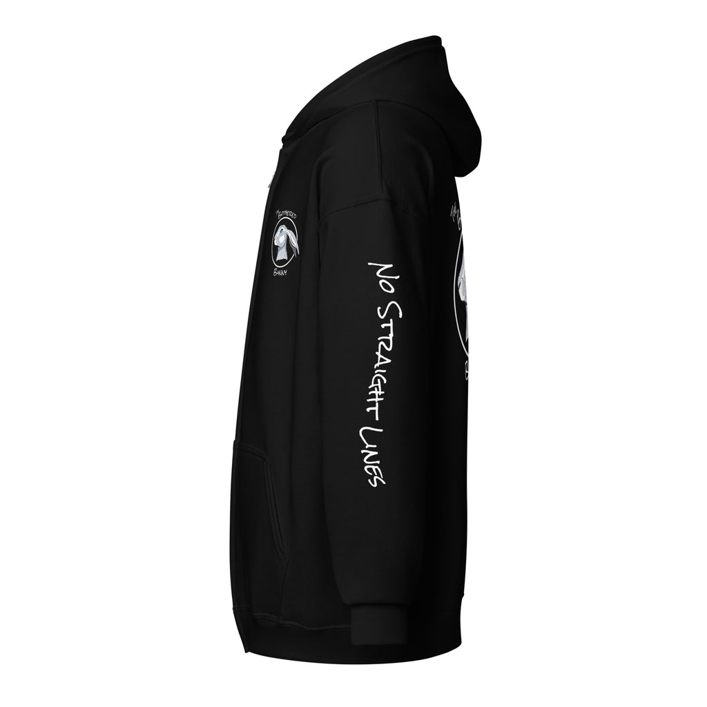 TBB Zip Hoodie- Logo Back Dark
