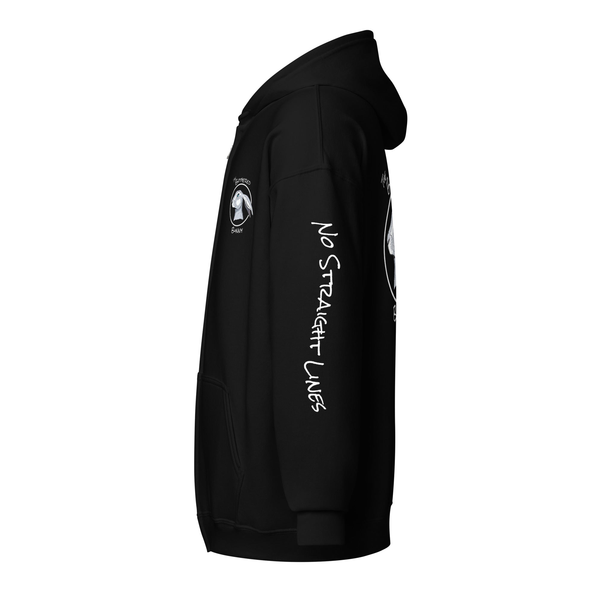 TBB Zip Hoodie- Logo Back Dark