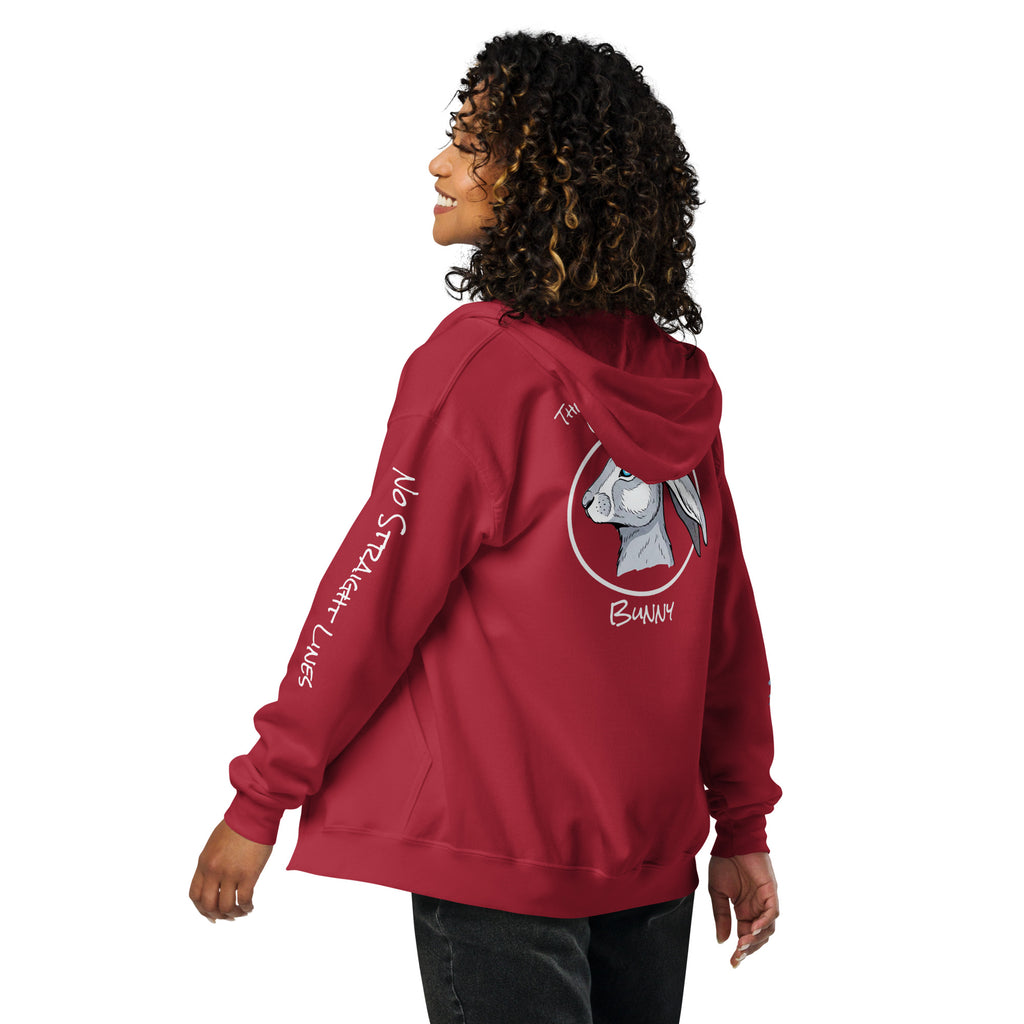 TBB Zip Hoodie- Logo Back Dark
