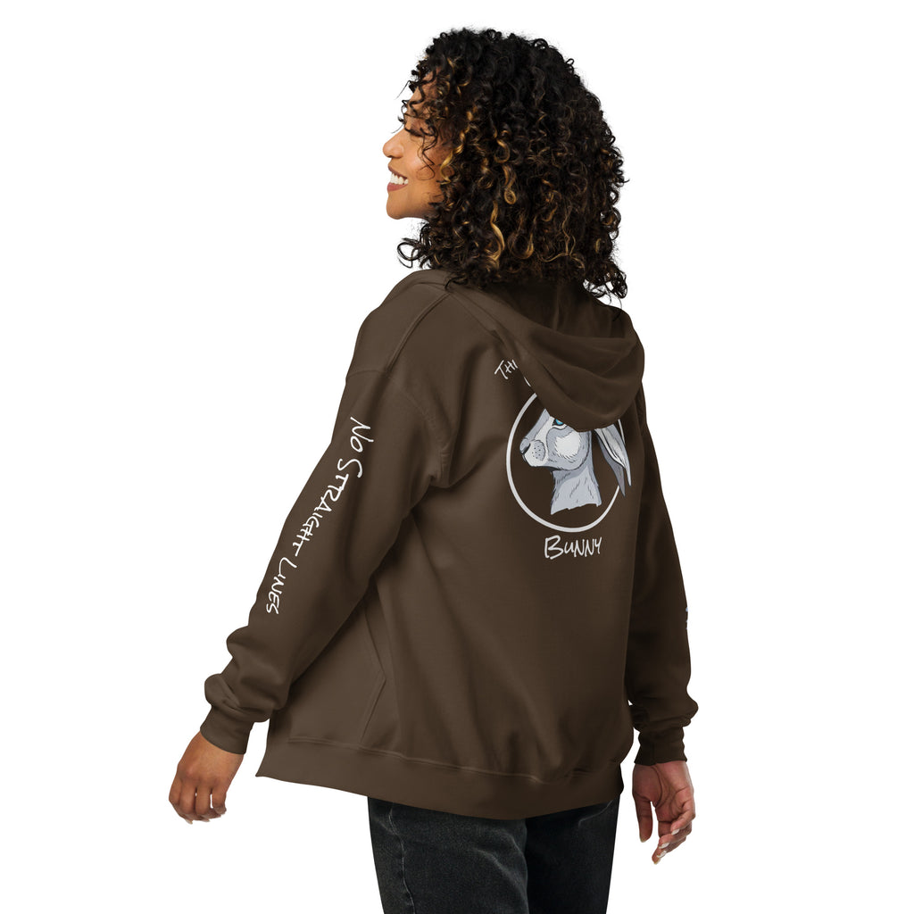 TBB Zip Hoodie- Logo Back Dark