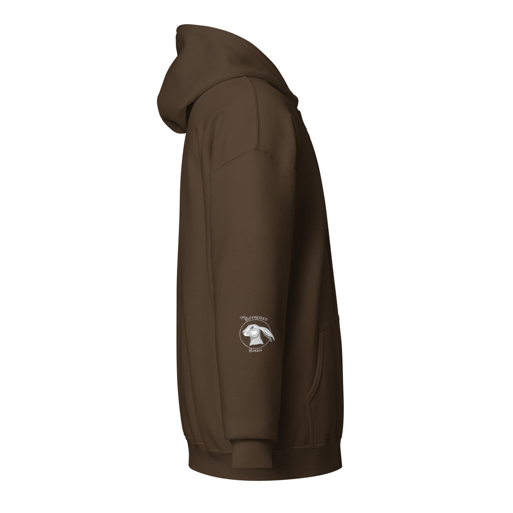 TBB Zip Hoodie- Plain Back Dark