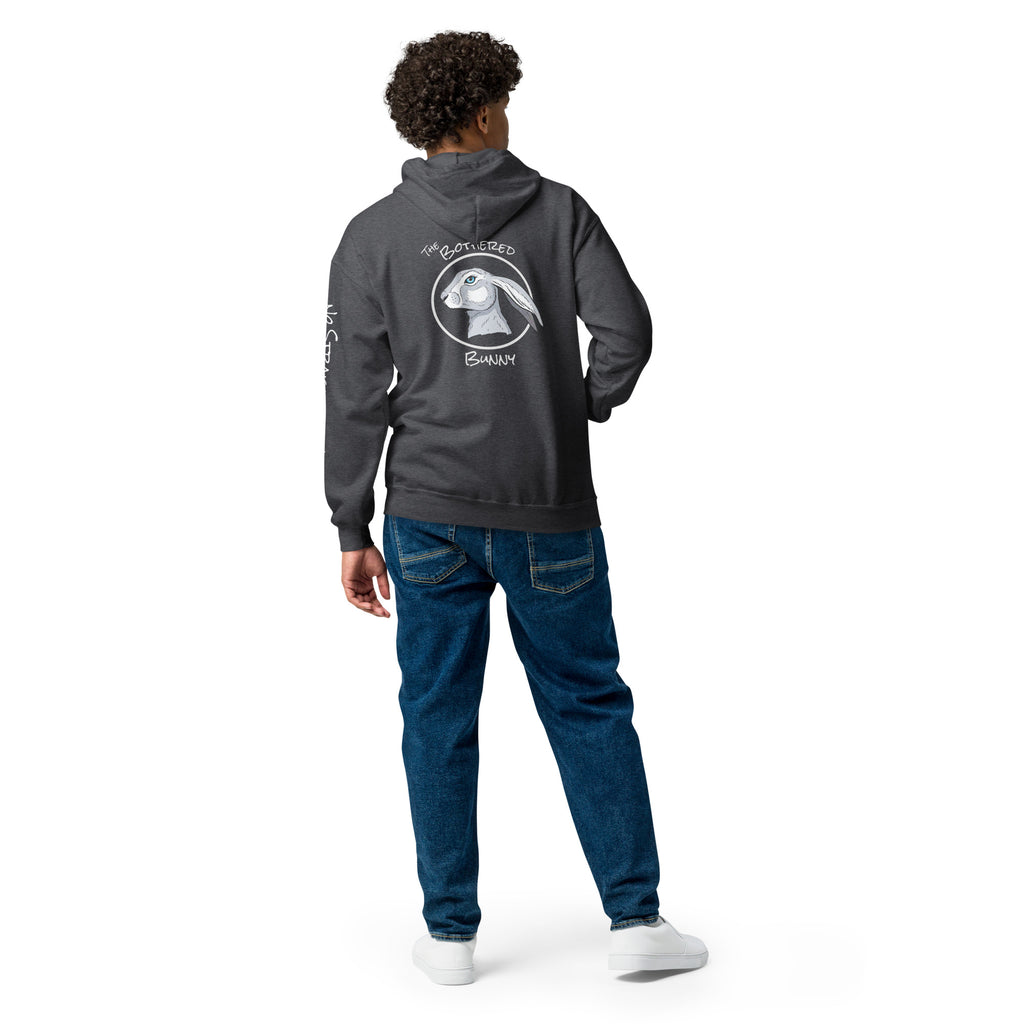 TBB Zip Hoodie- Logo Back Dark