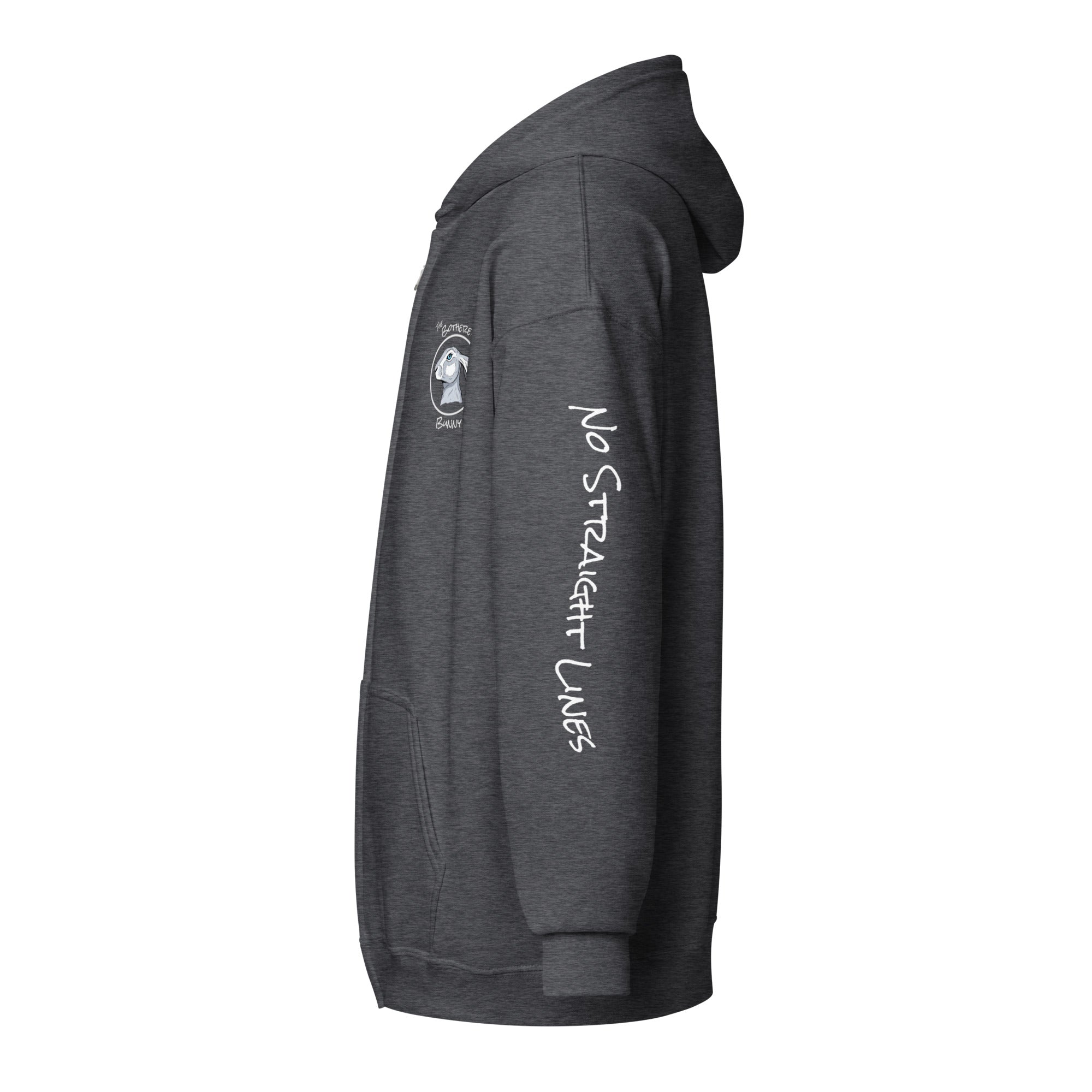 TBB Zip Hoodie- Plain Back Dark