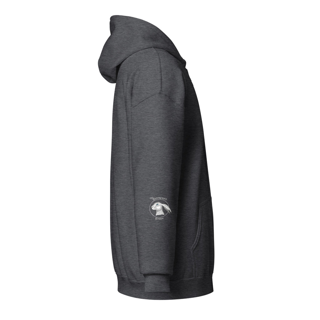 TBB Zip Hoodie- Plain Back Dark