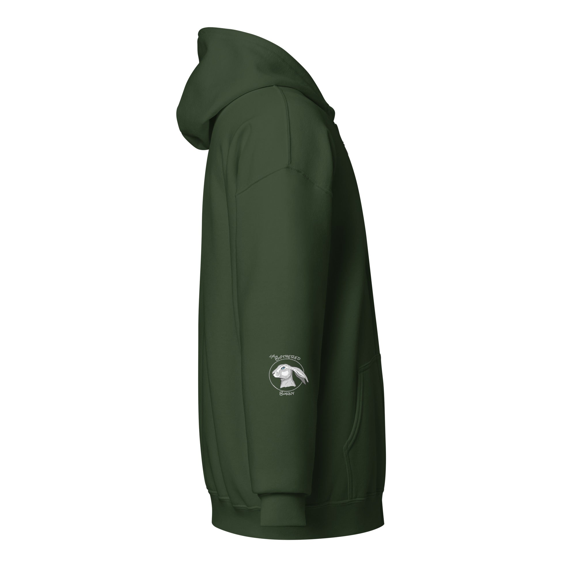 TBB Zip Hoodie- Plain Back Dark