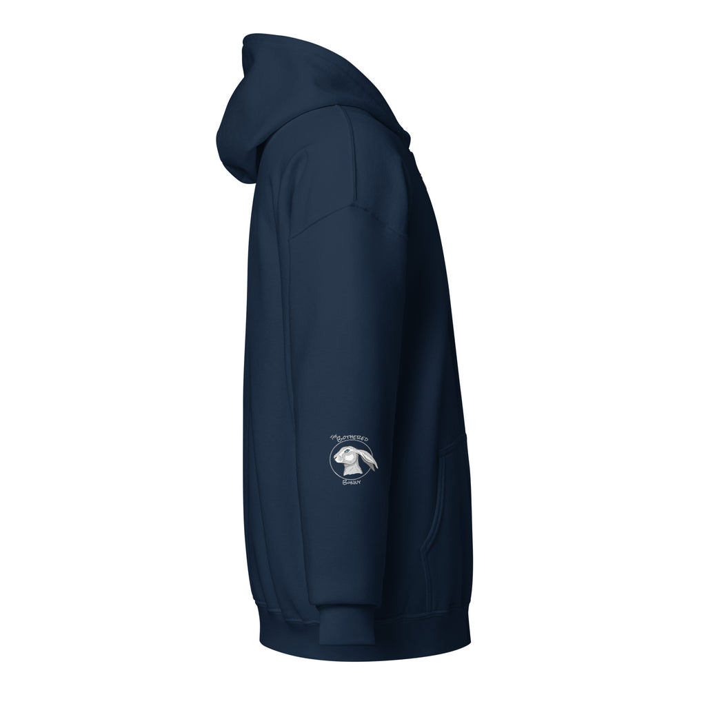 TBB Zip Hoodie- Plain Back Dark