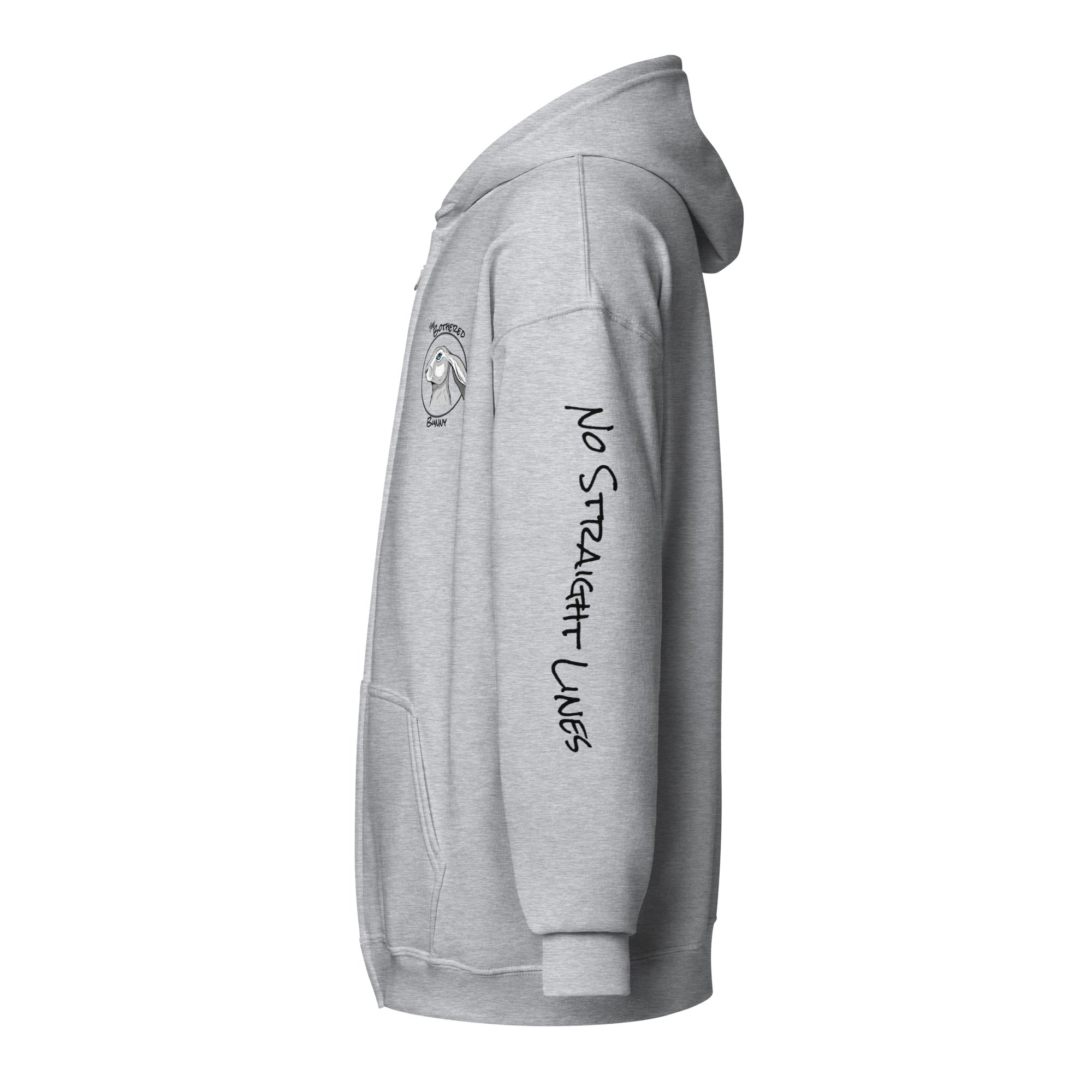 TBB Zip Hoodie- Plain Back Light