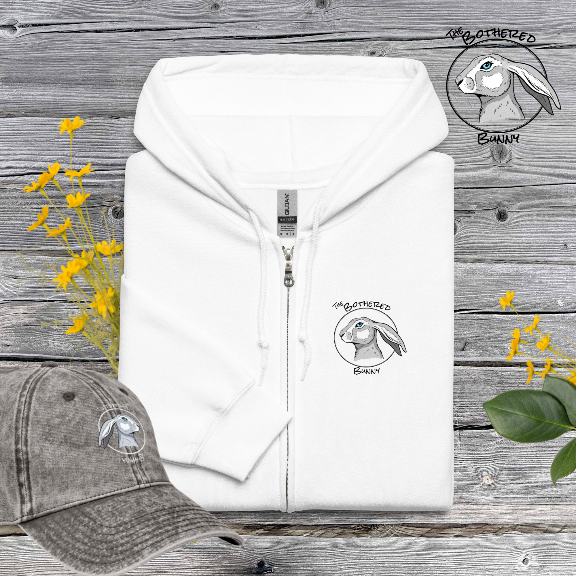 TBB Zip Hoodie- Logo Back Light