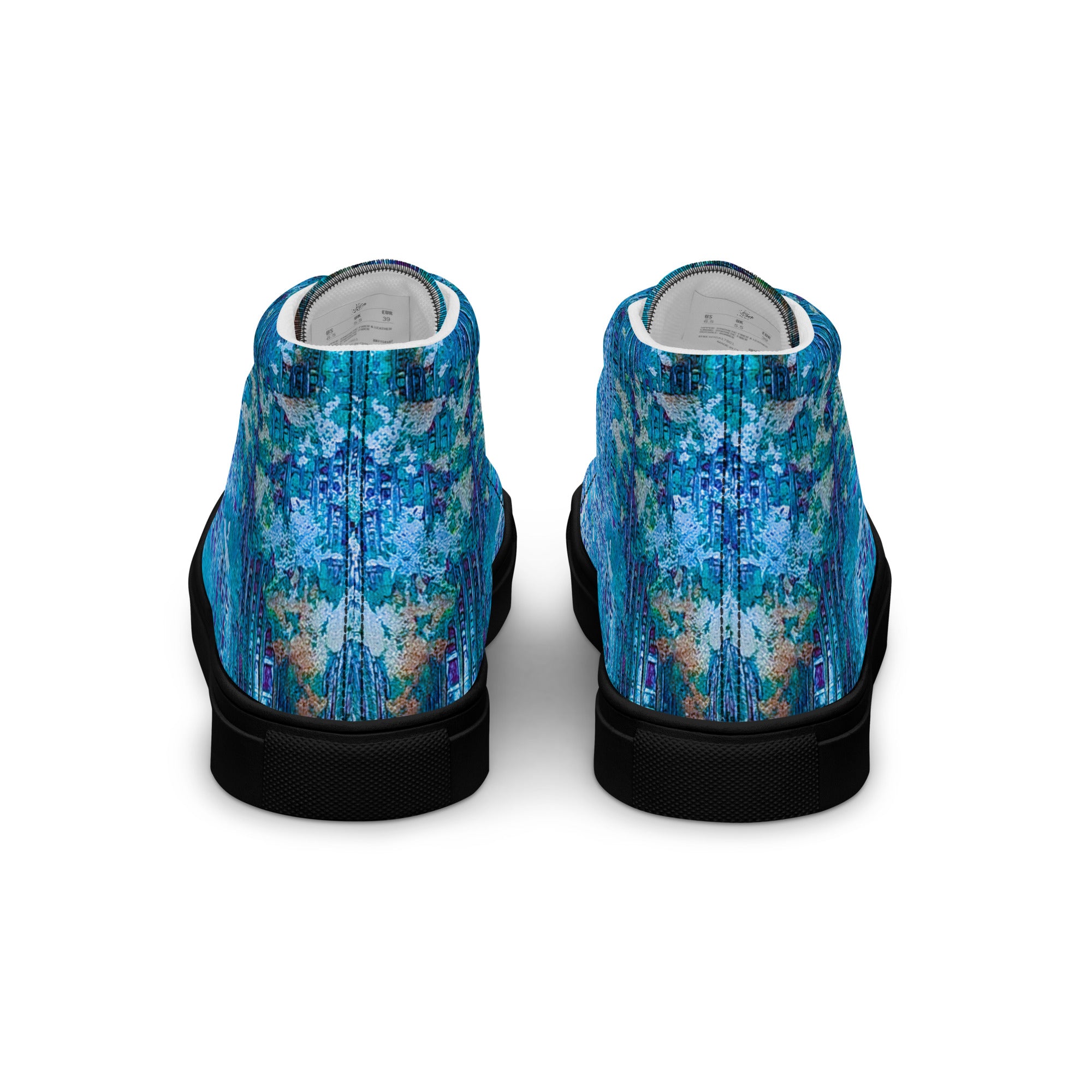 Womyn's High Top- Weave Blue