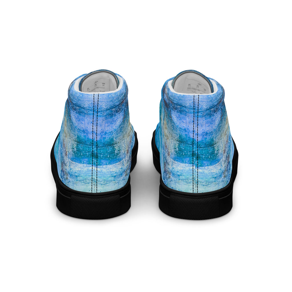 Womyn's High Top- Bright Earth Blue