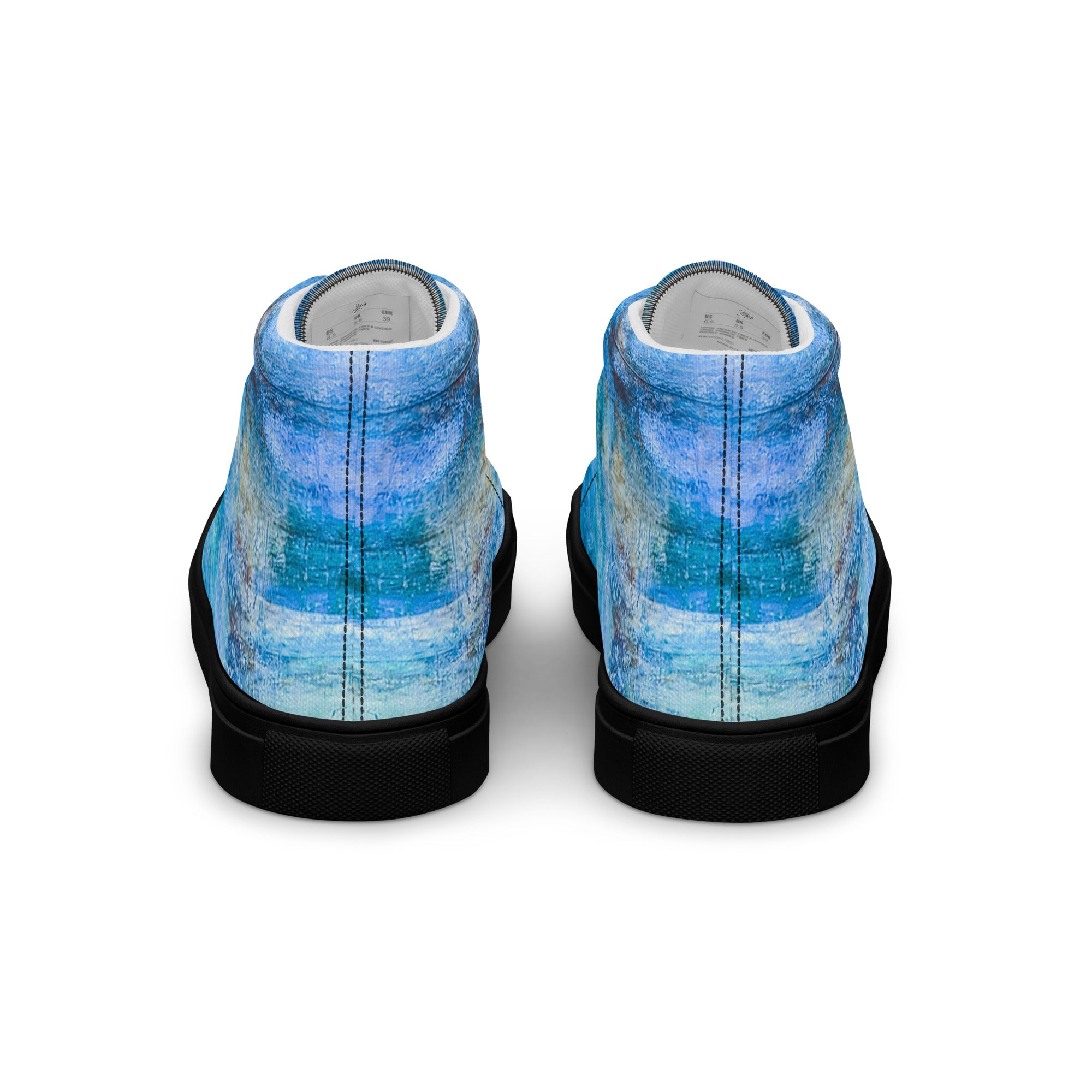 Womyn's High Top- Bright Earth Blue