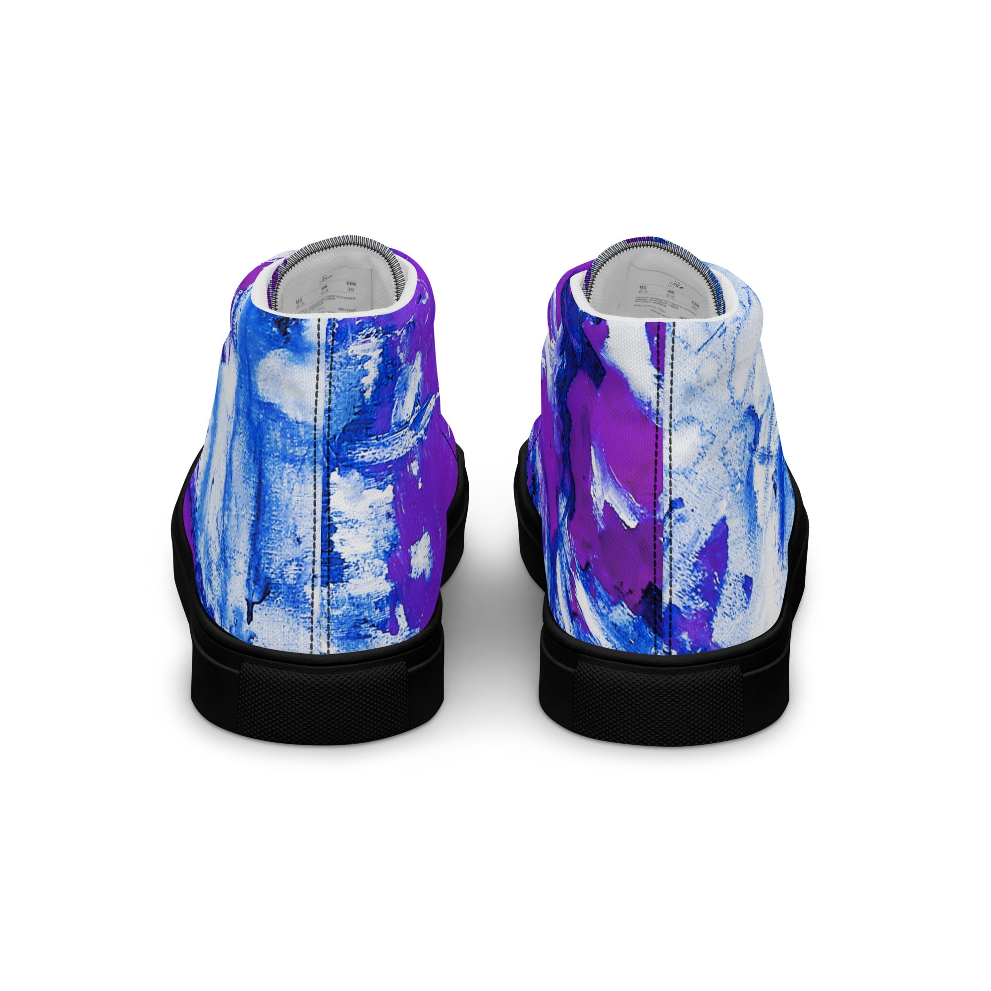 Womyn's High Top- Mismatch Purple