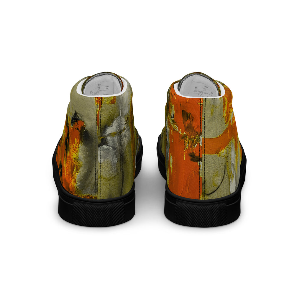 Womyn's High Top- Mismatch Orange