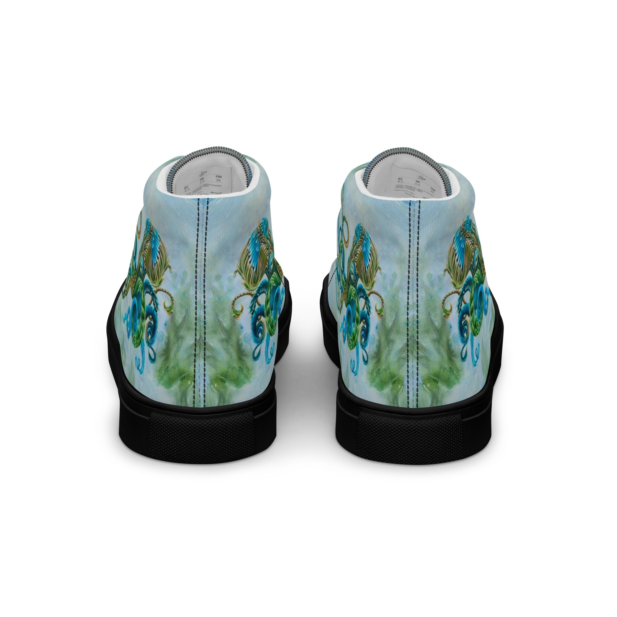 Womyn's High Top- Nature Octopus