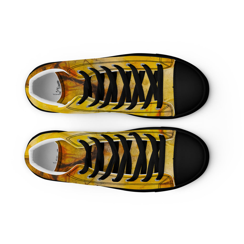 Womyn's High Top- Ink Fire