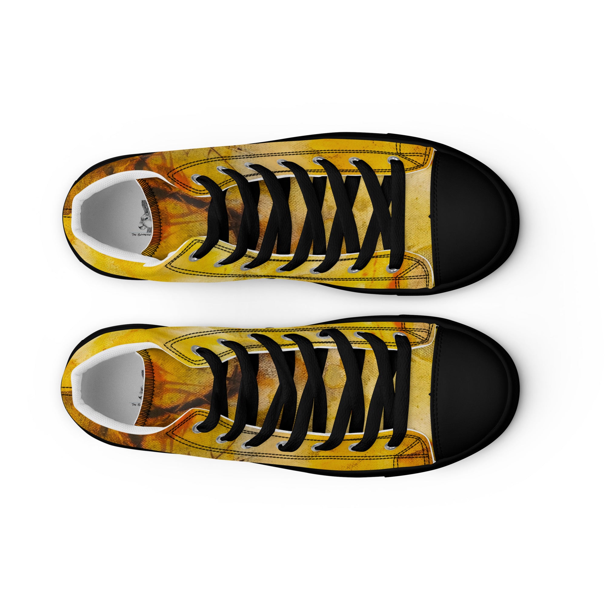 Womyn's High Top- Ink Fire