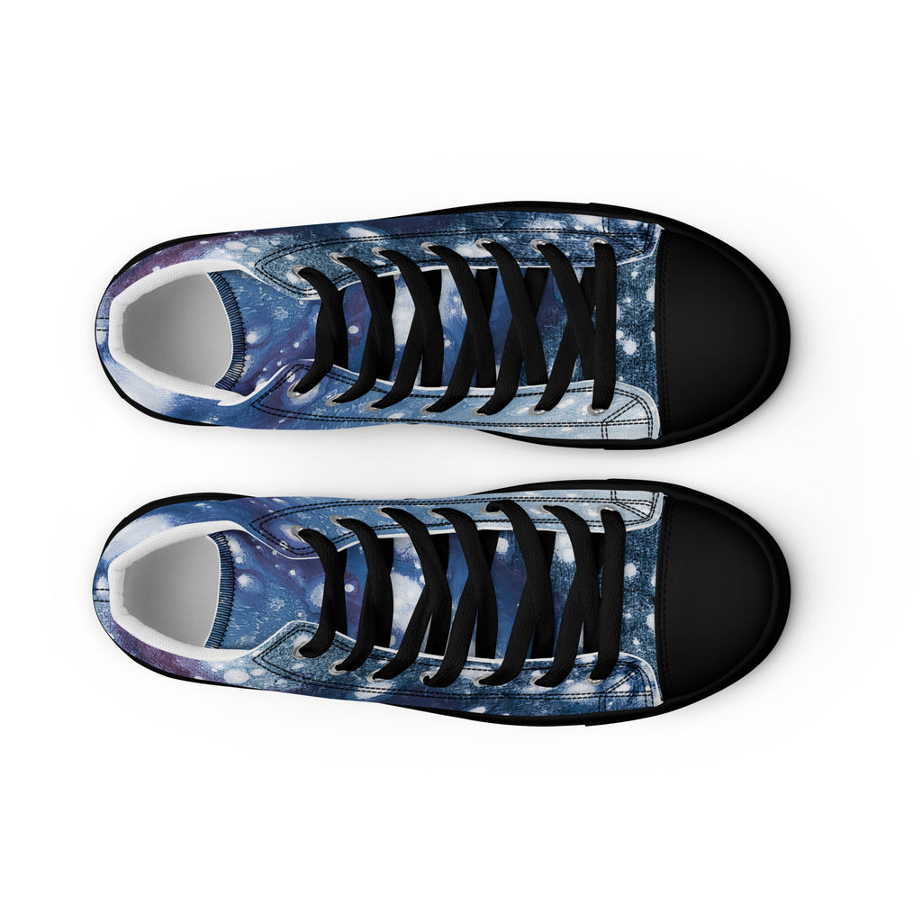 Womyn's High Top- Galaxy Blue