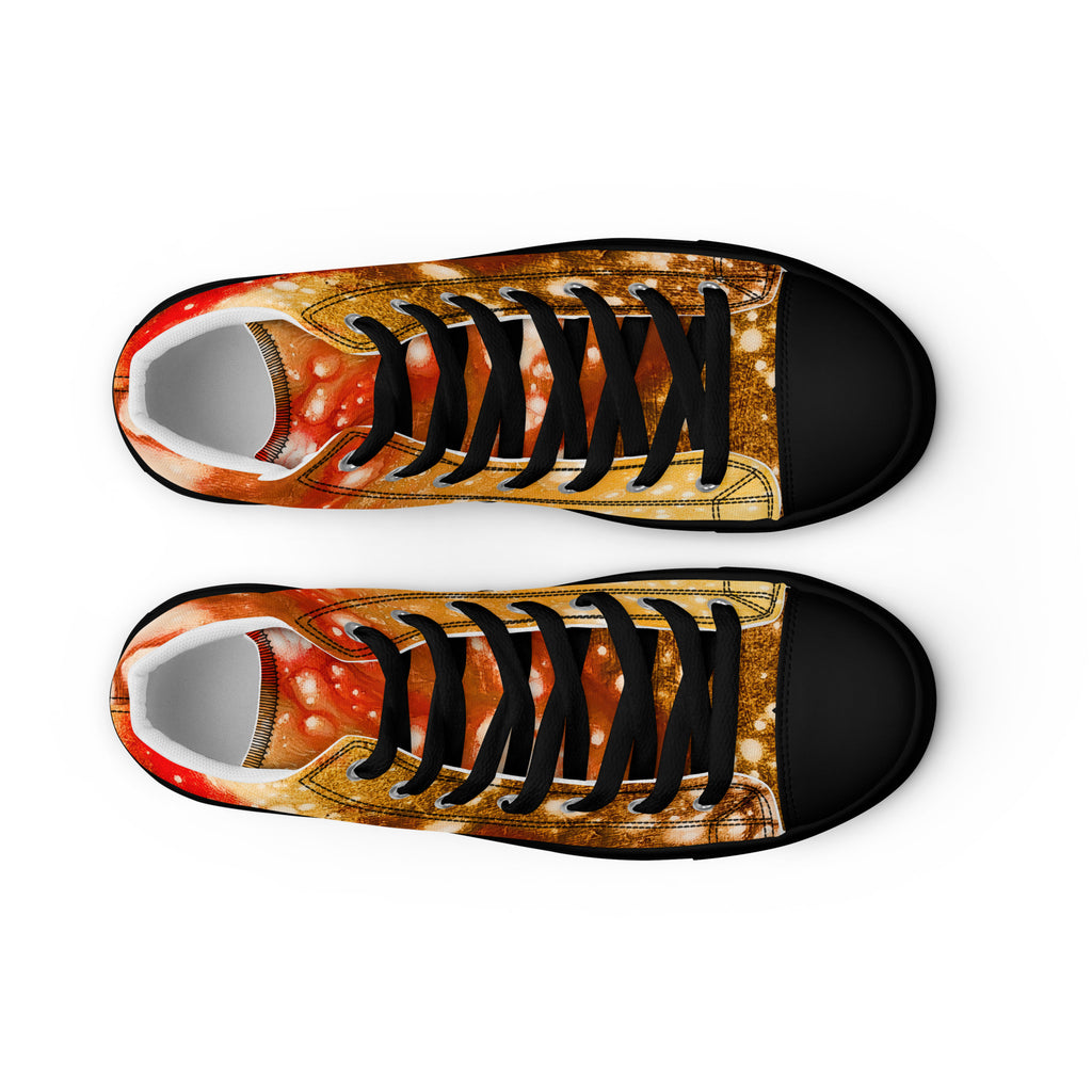 Womyn's High Top- Galaxy Golden