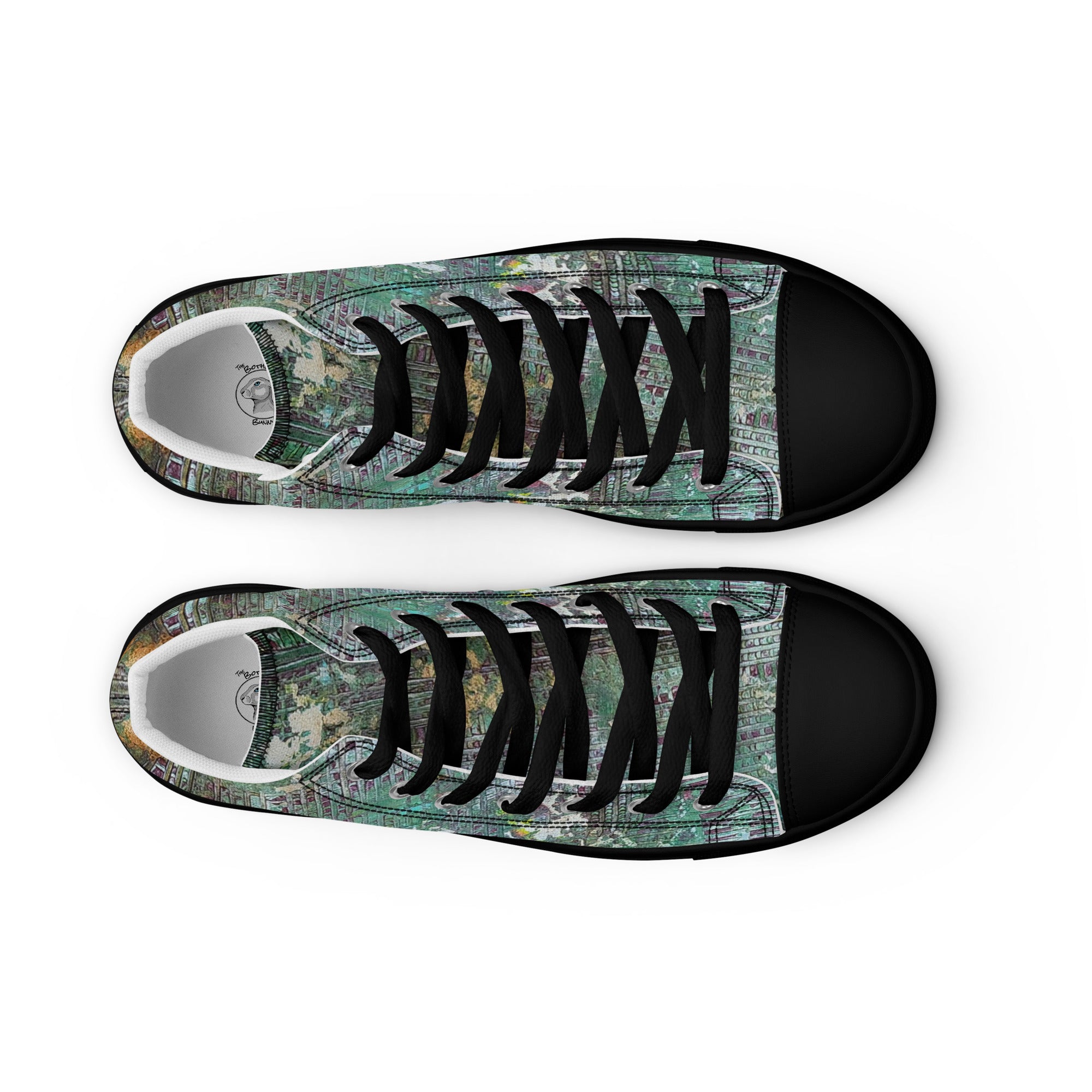 Womyn's High Top- Weave Green