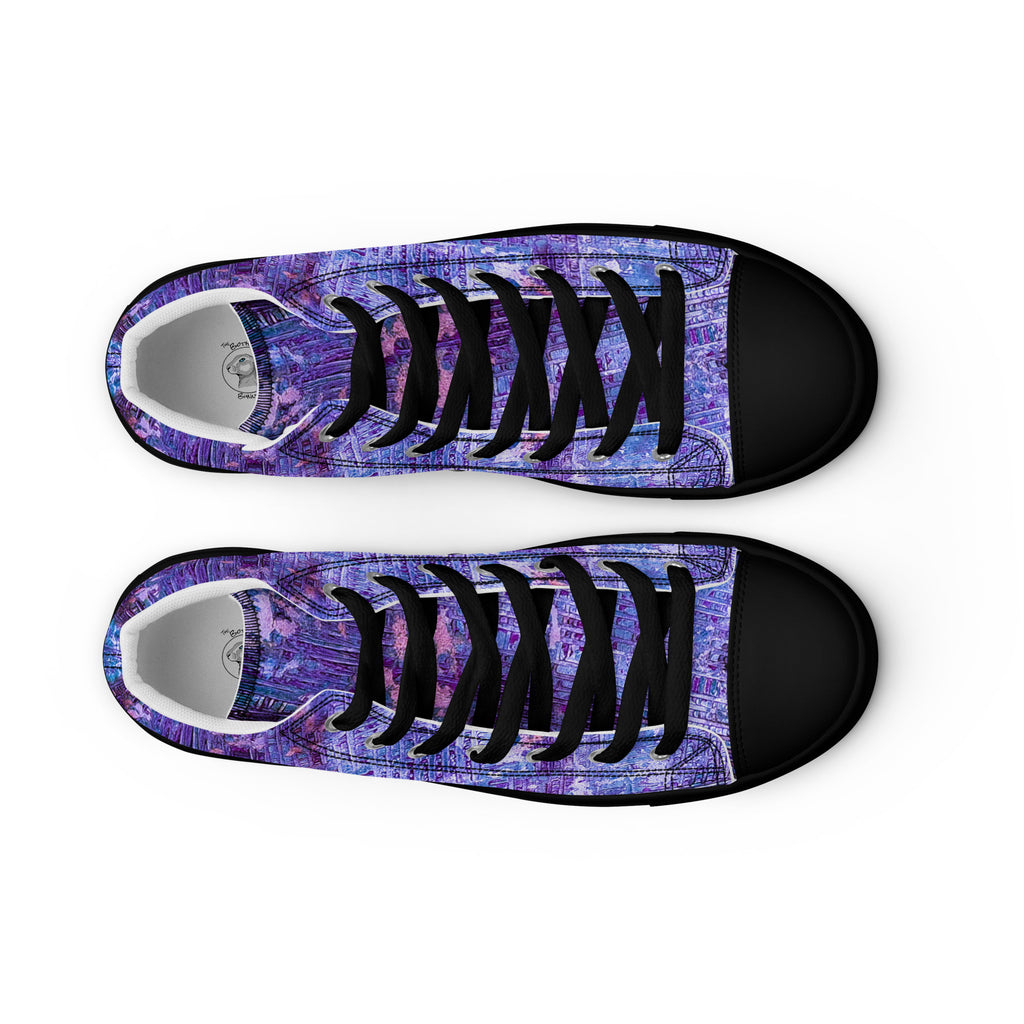 Womyn's High Top- Weave Purple