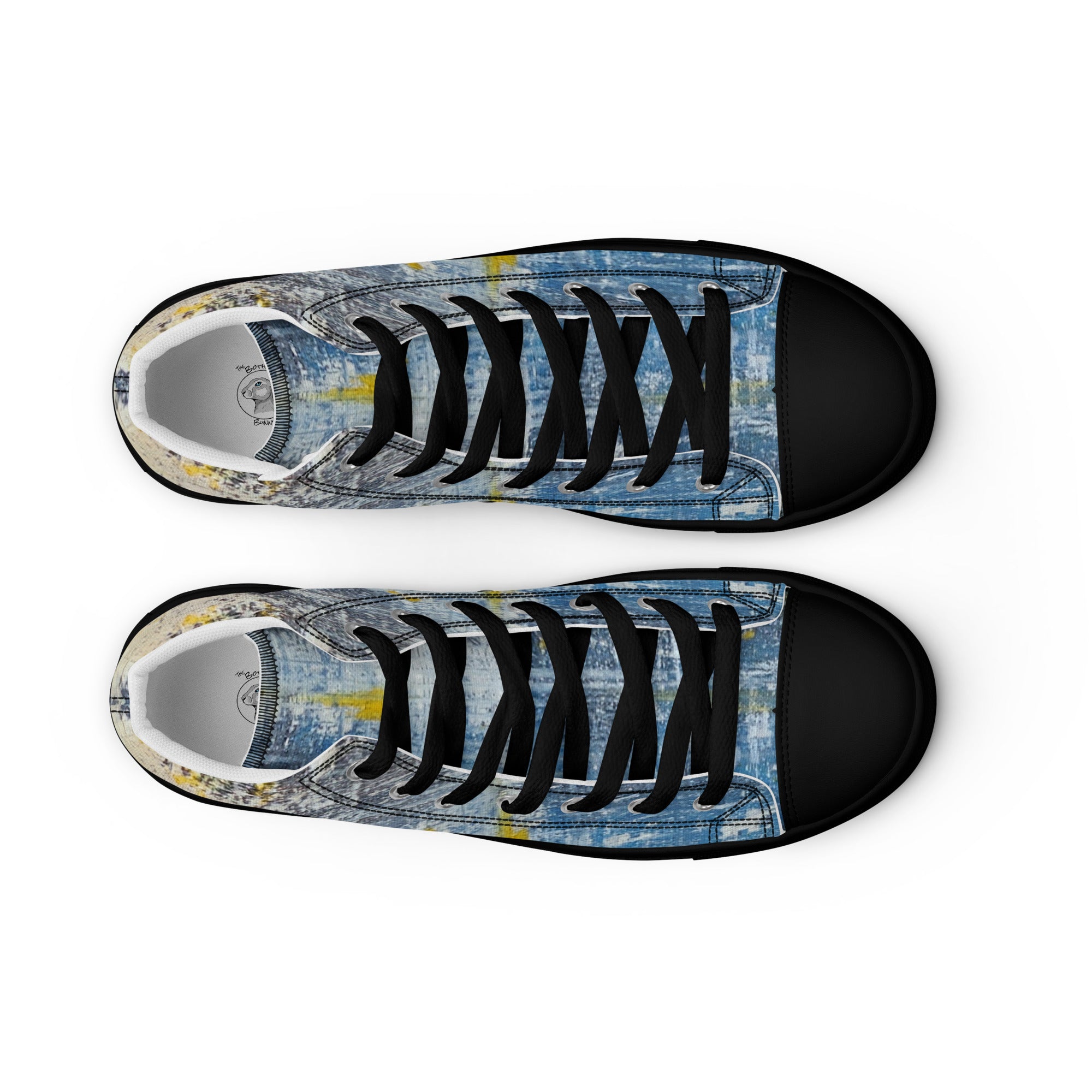 Womyn's High Top- Denim Scrape