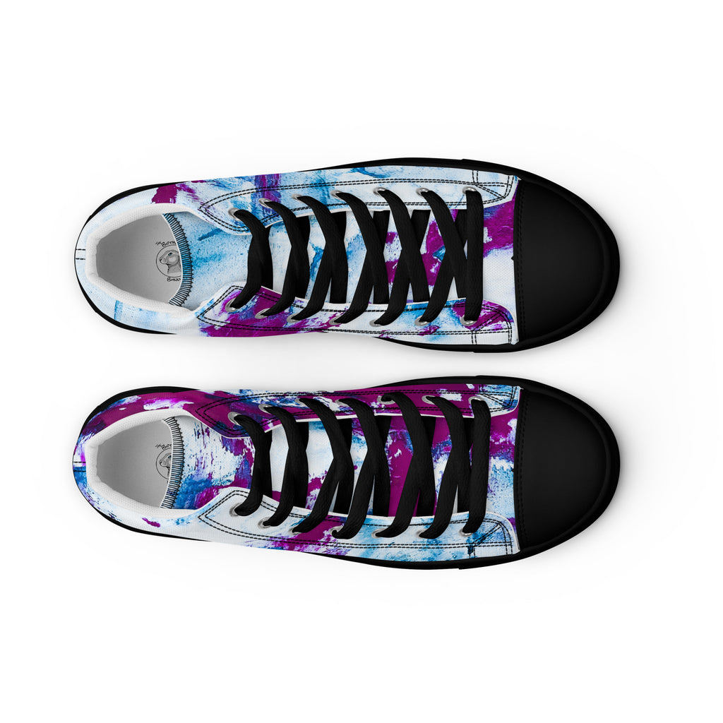 Womyn's High Top- Mismatch Turquoise