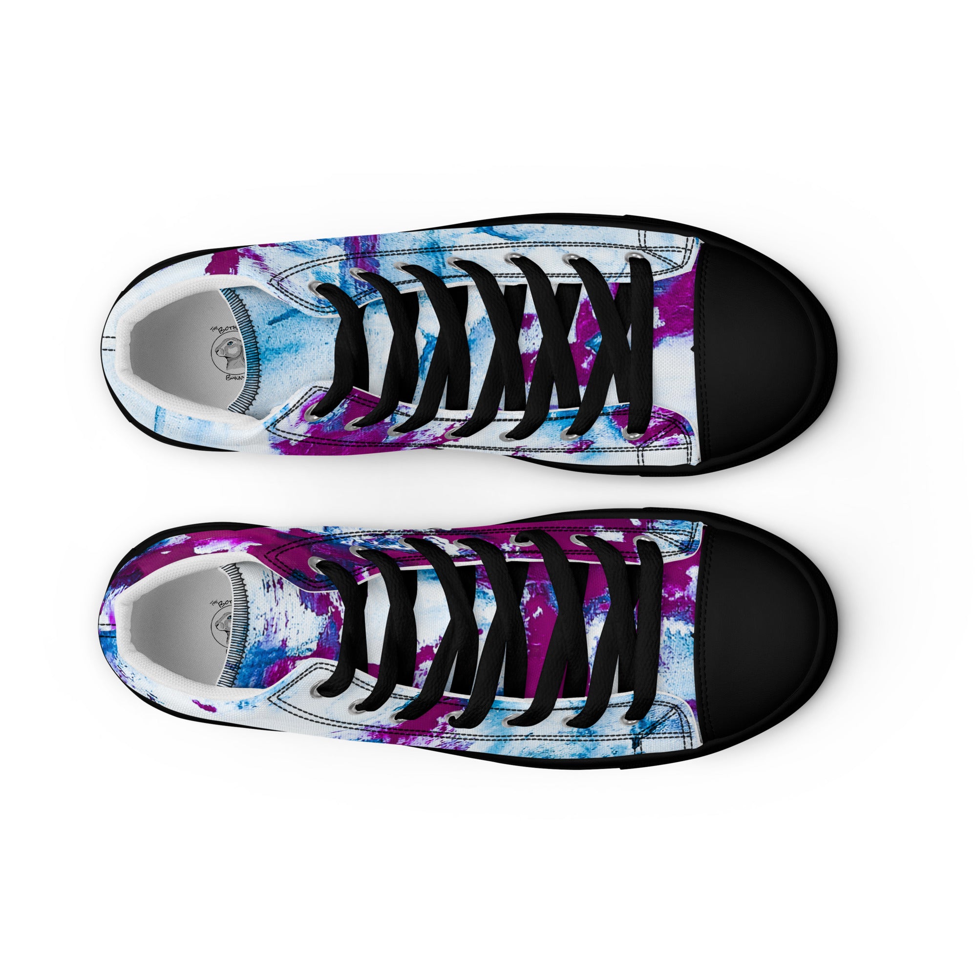 Womyn's High Top- Mismatch Turquoise