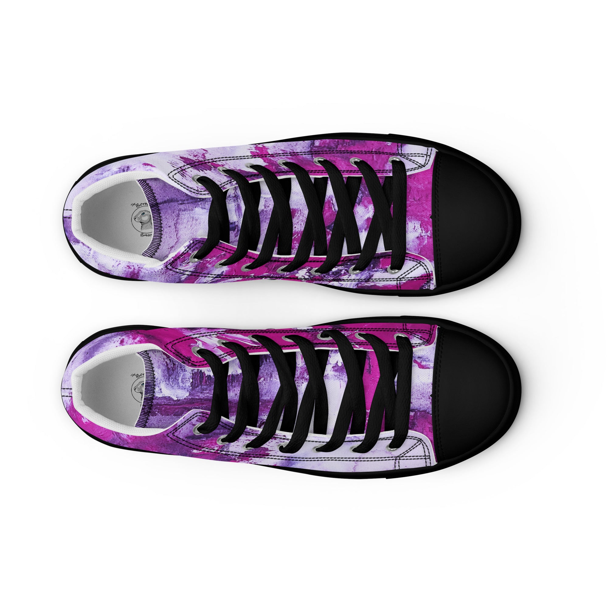 Womyn's High Top- Mismatch Pink