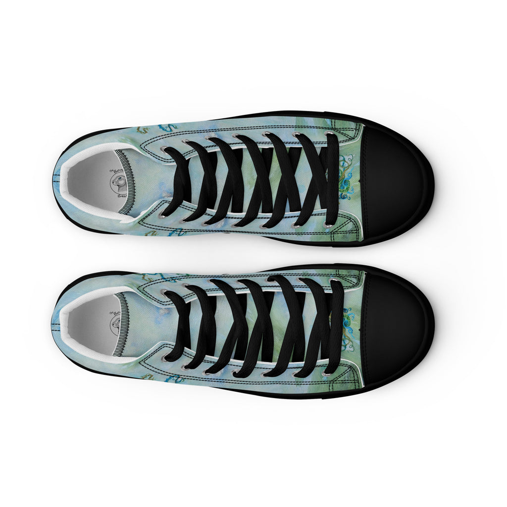 Womyn's High Top- Nature Octopus