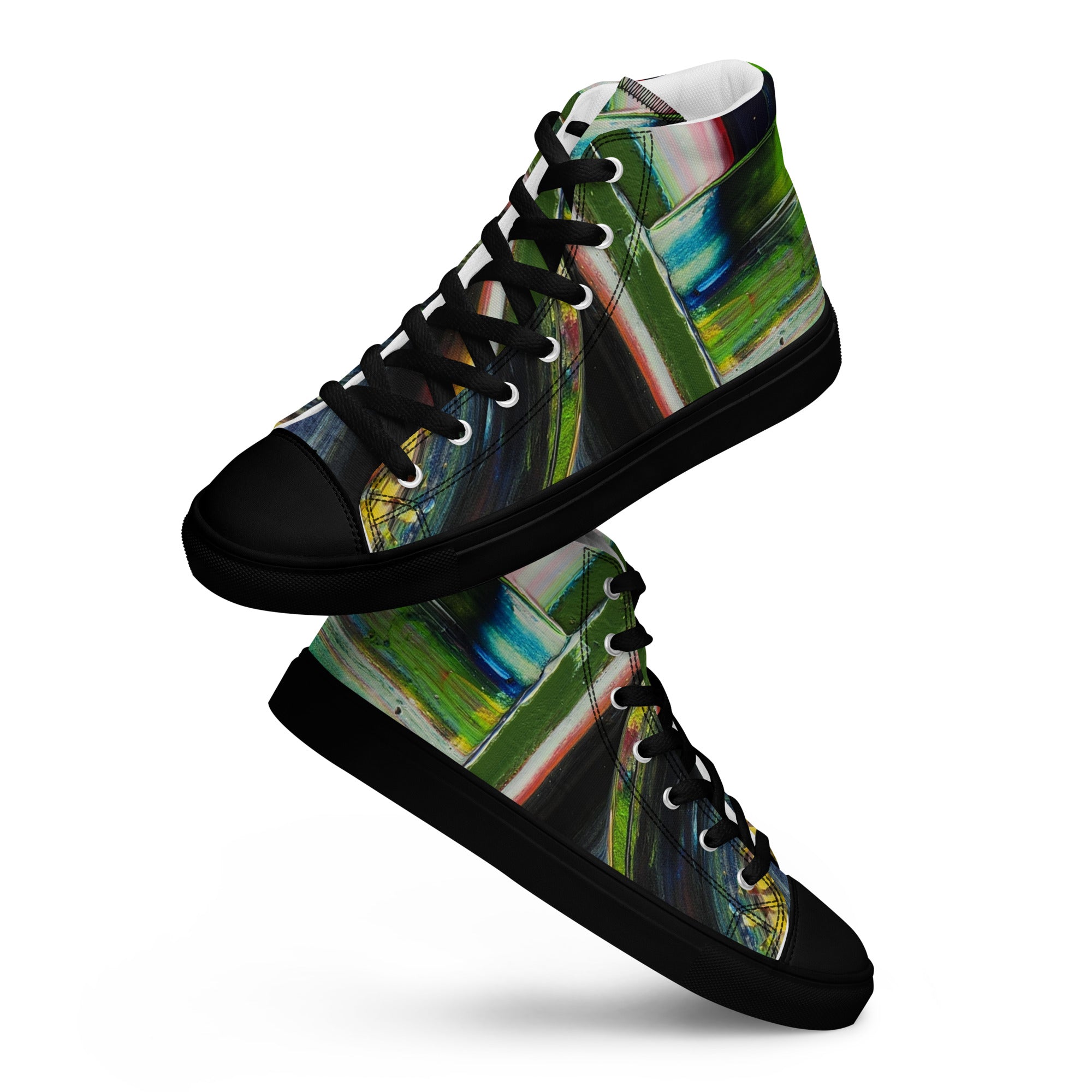 Womyn's High Top- Circus Green