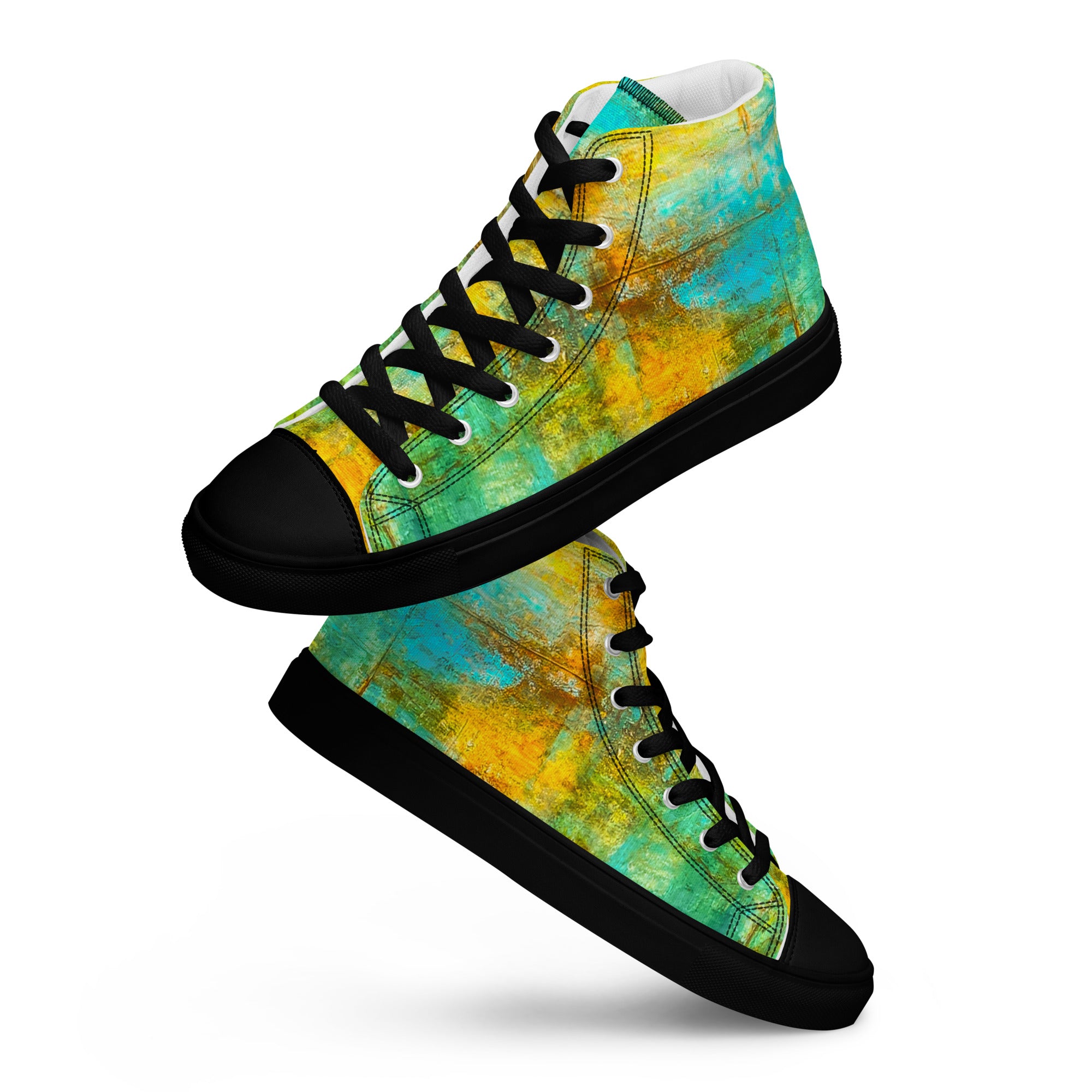 Womyn's High Top- Bright Earth Flow