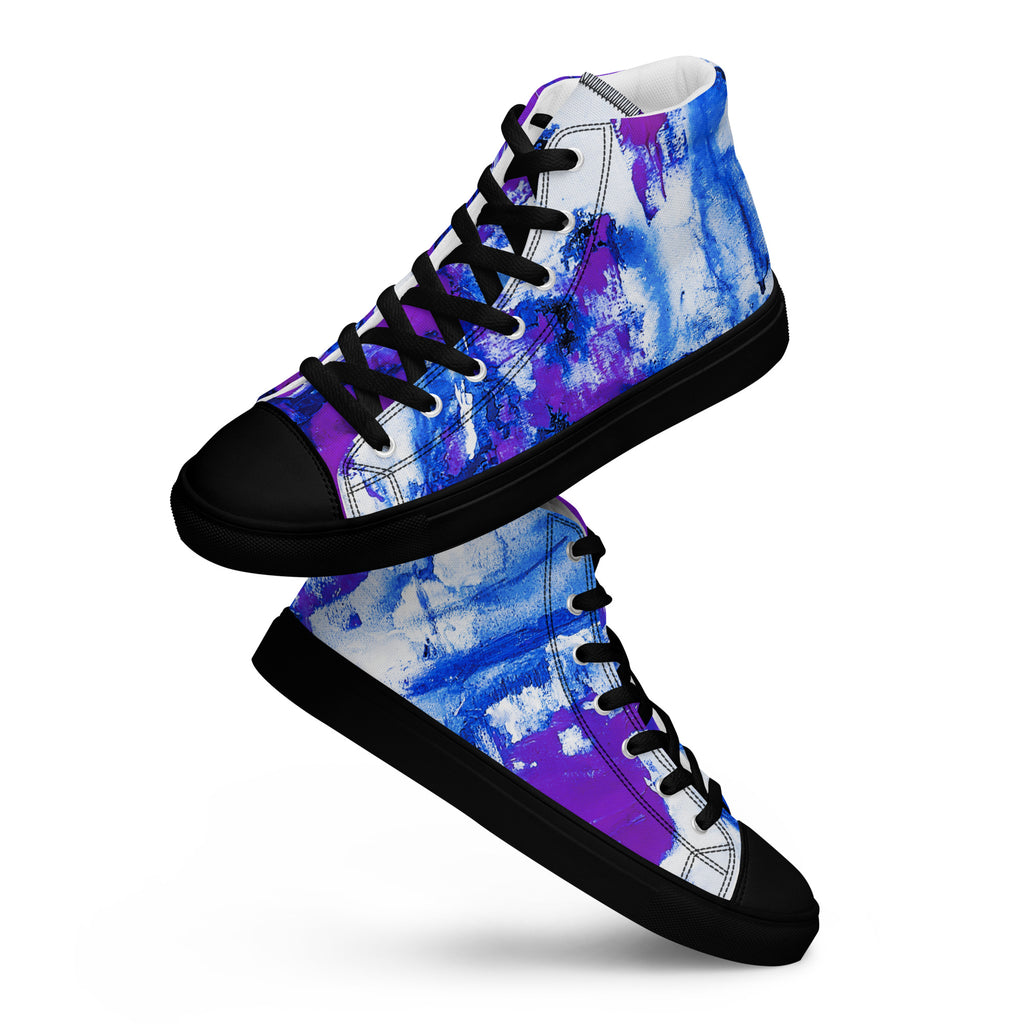 Womyn's High Top- Mismatch Purple